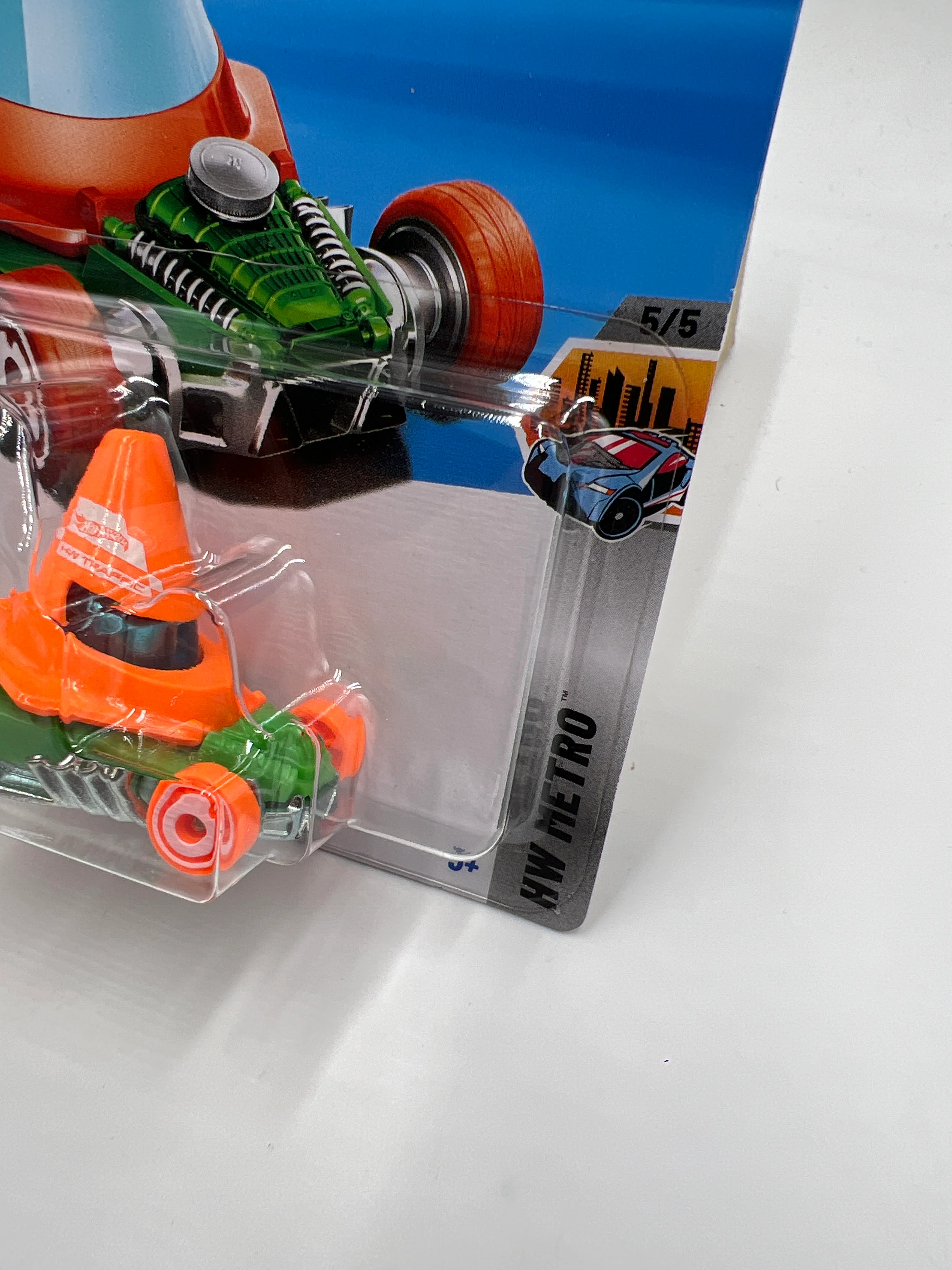 2025 Hot Wheels H Case Metro #148 Cone Shaker Orange/Green 122D - Image 4