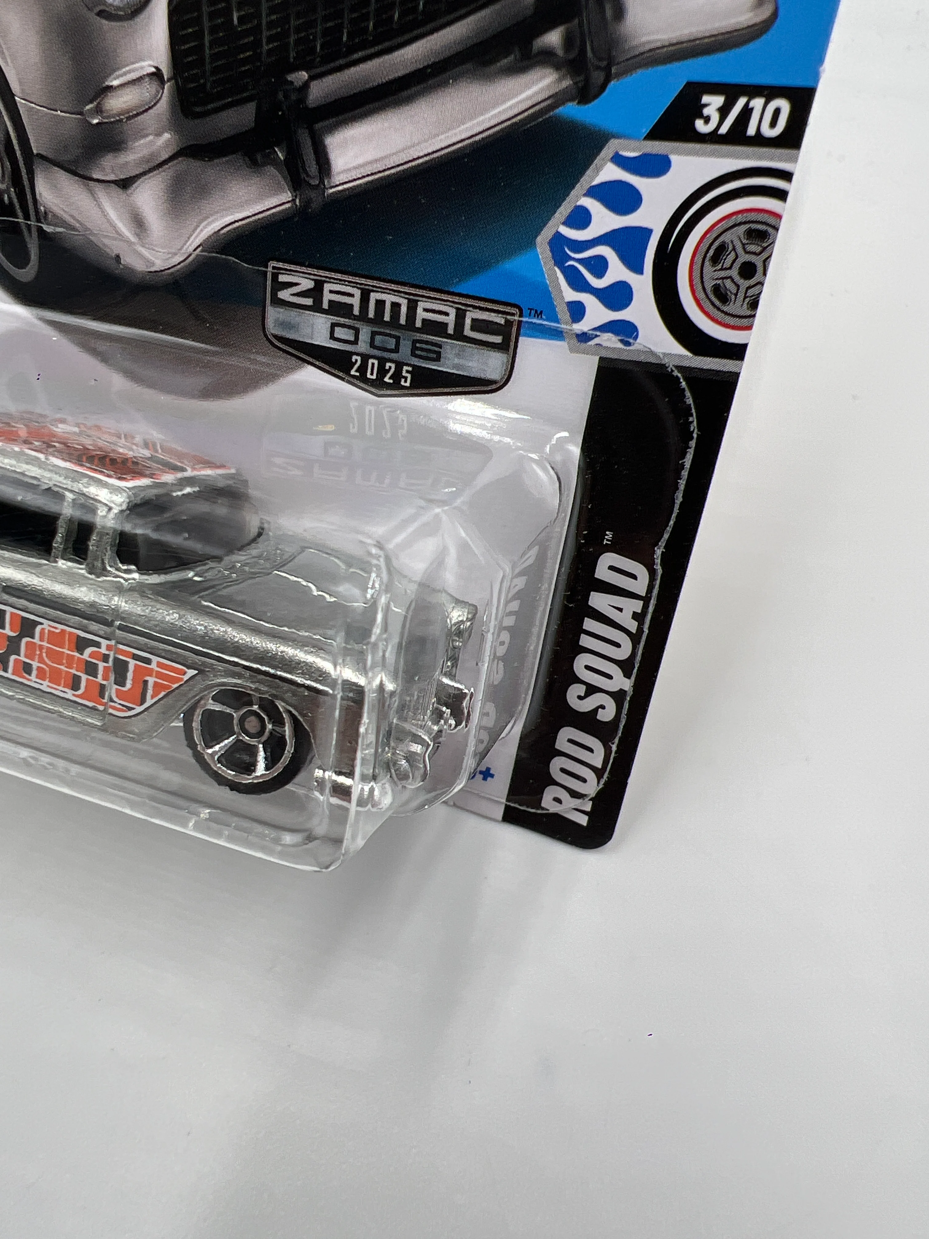 2025 Hot Wheels H Case Walmart Exclusive Zamac #6 Rod Squad #45 55 Chevy 146A - Image 4