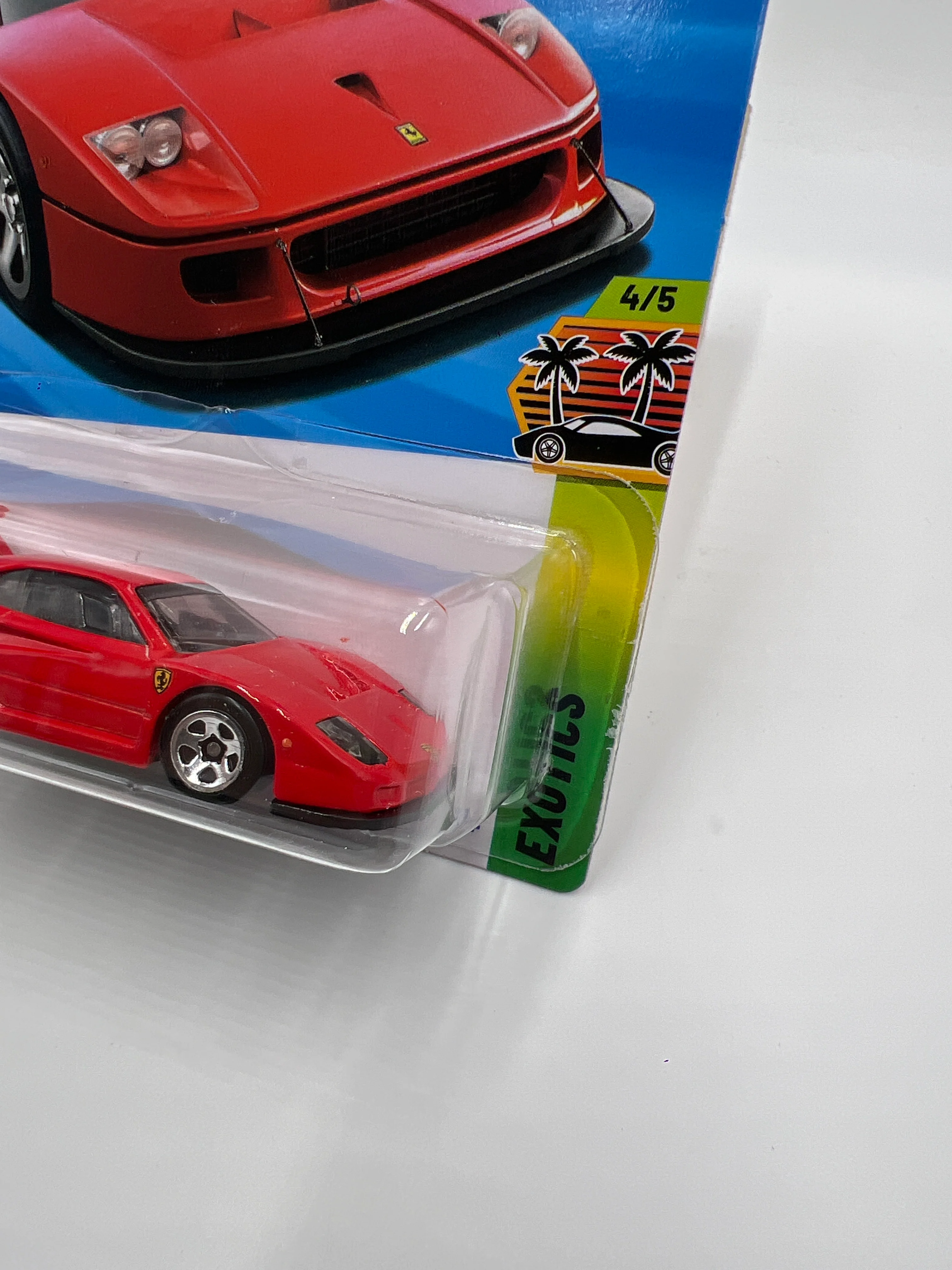 2025 Hot Wheels L Case Exotics #198 Ferrari F40 Competizione Red SR - Image 3