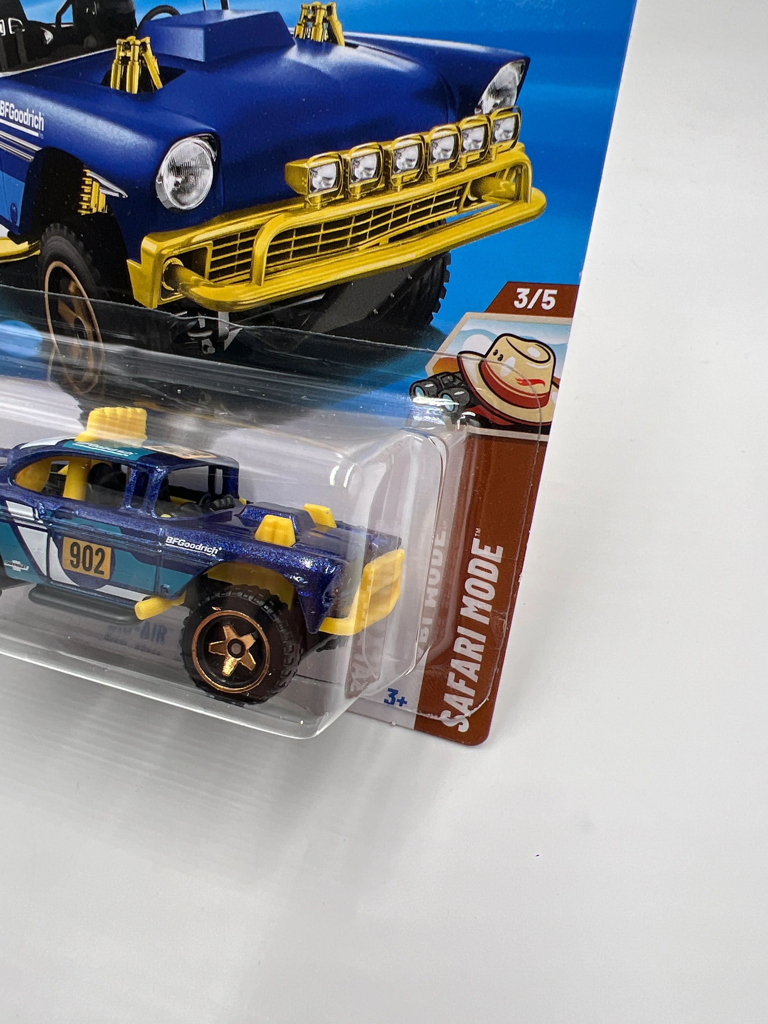 2025 Hot Wheels M Case Safari Mode #155 Big-Air Bel-Air Blue 7i - Image 3