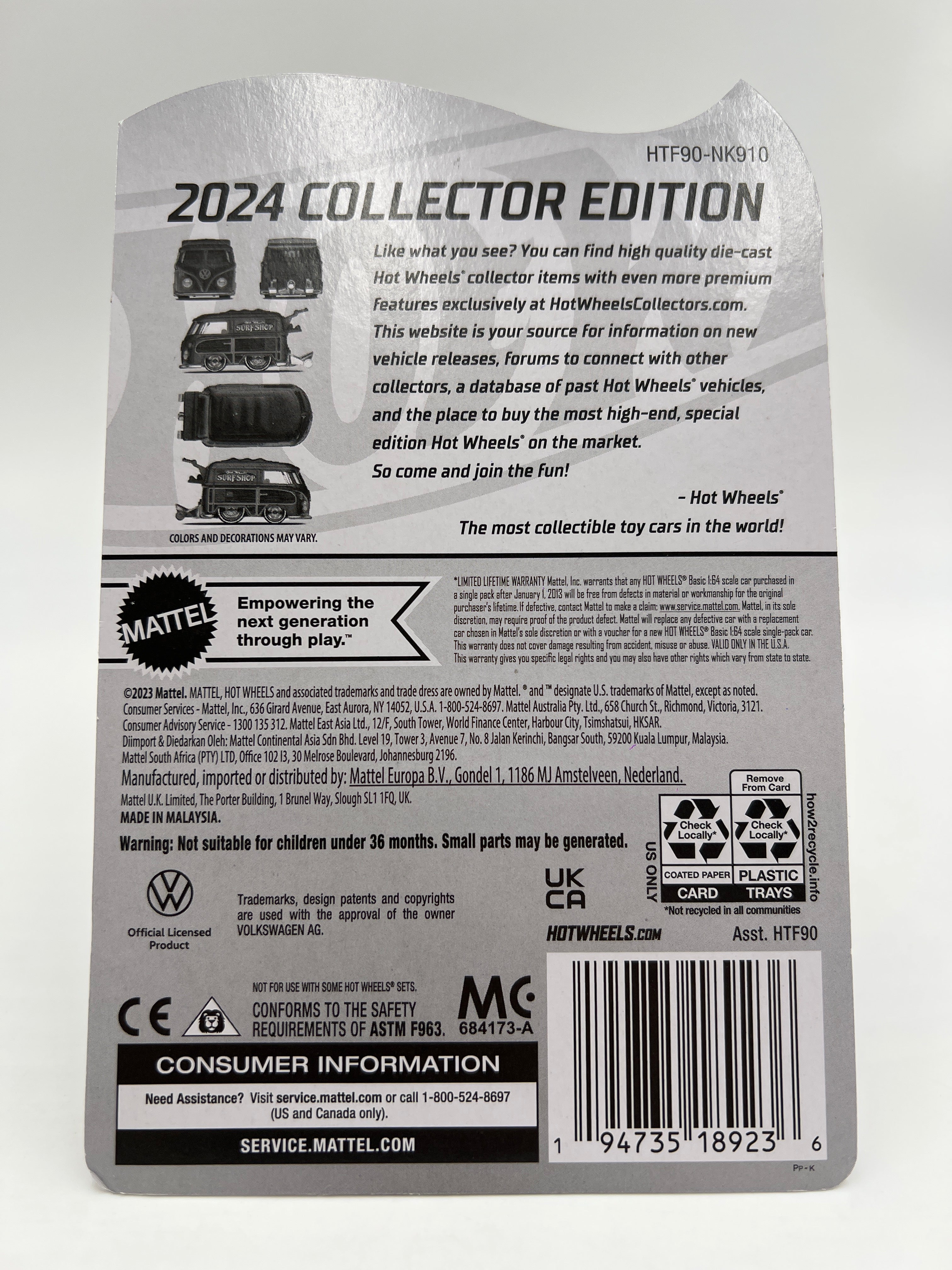 2024 Hot Wheels Legends Tour Kool Kombi Pink W/Protector - Image 6
