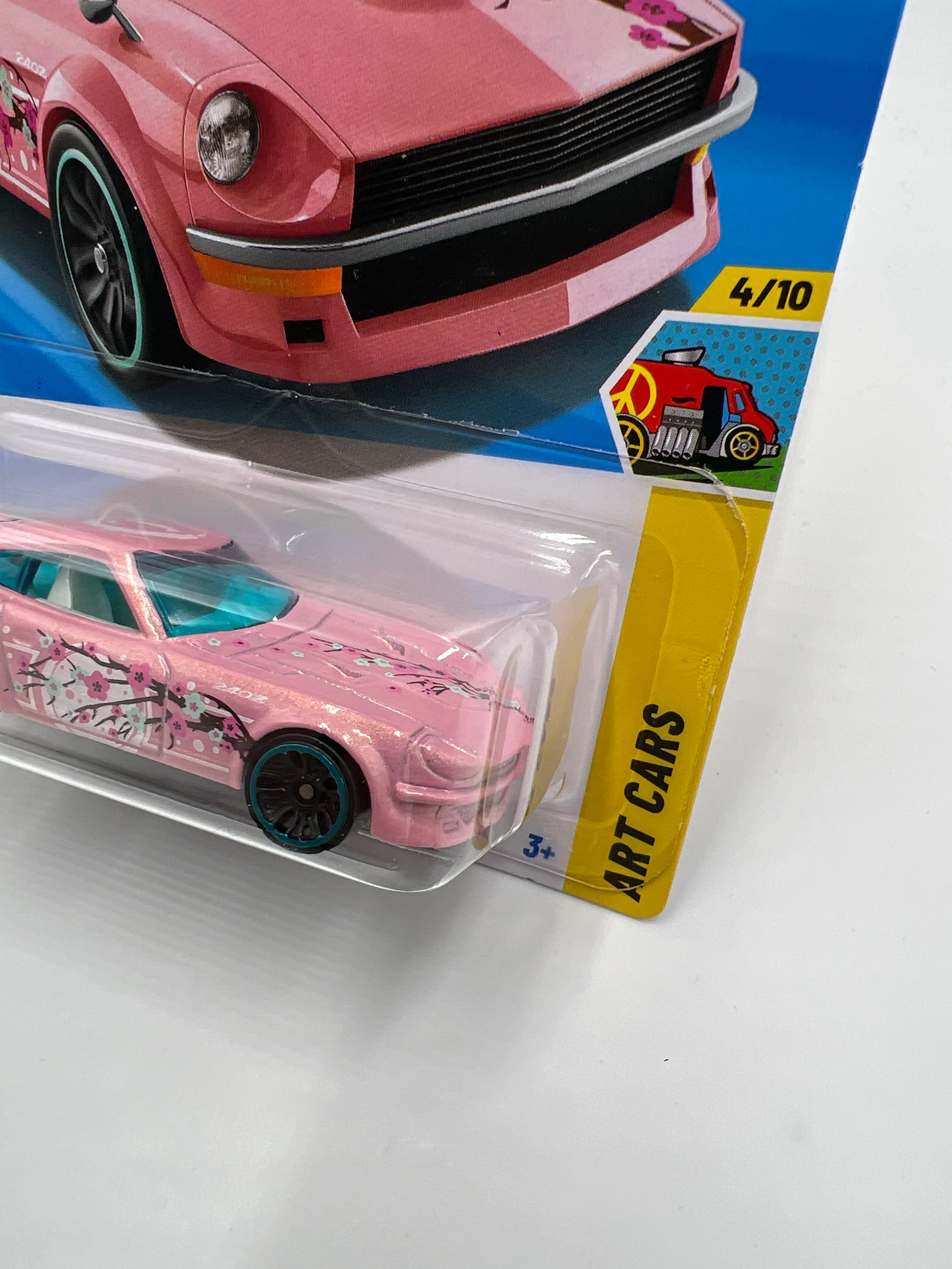 2025 Hot Wheels M Case Art Cars #62 Datsun 240Z Pink 88i - Image 3