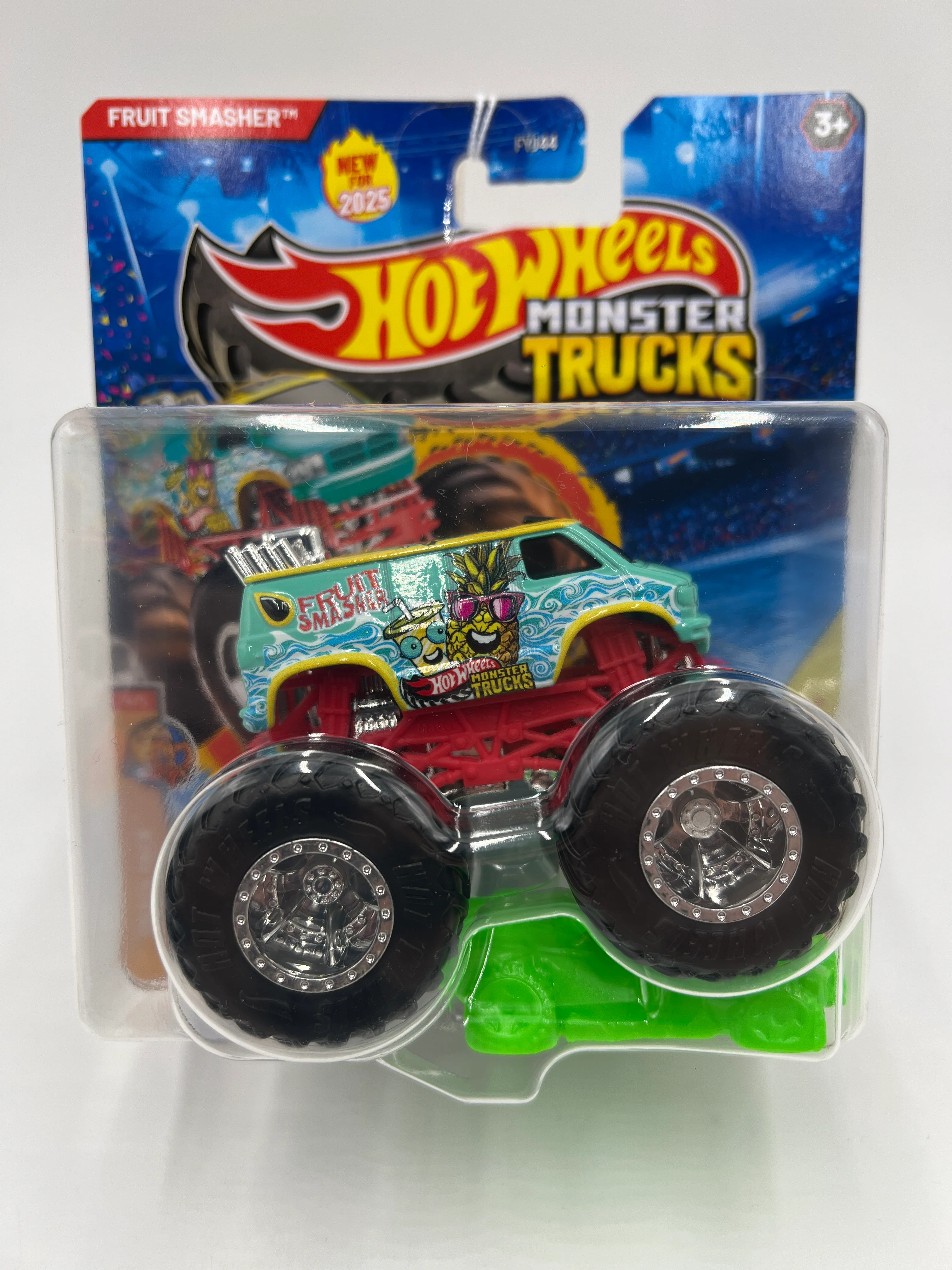 2025 Hot Wheels Monster Trucks Snack Pack #4 Fruit Smasher 126C - Image 2