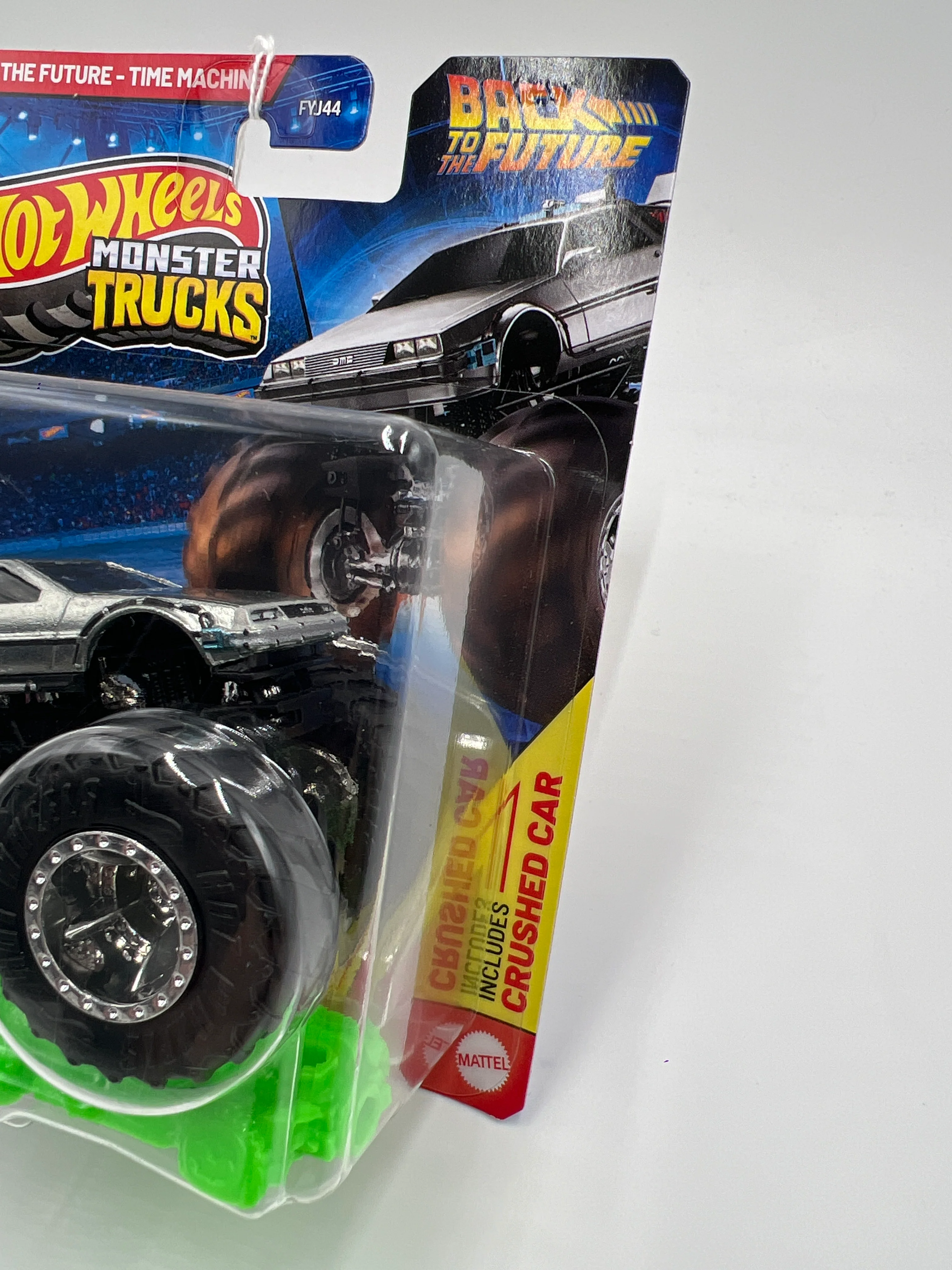 2025 Hot Wheels Monster Trucks BTTF Back To The Future Time Machine 133E - Image 4
