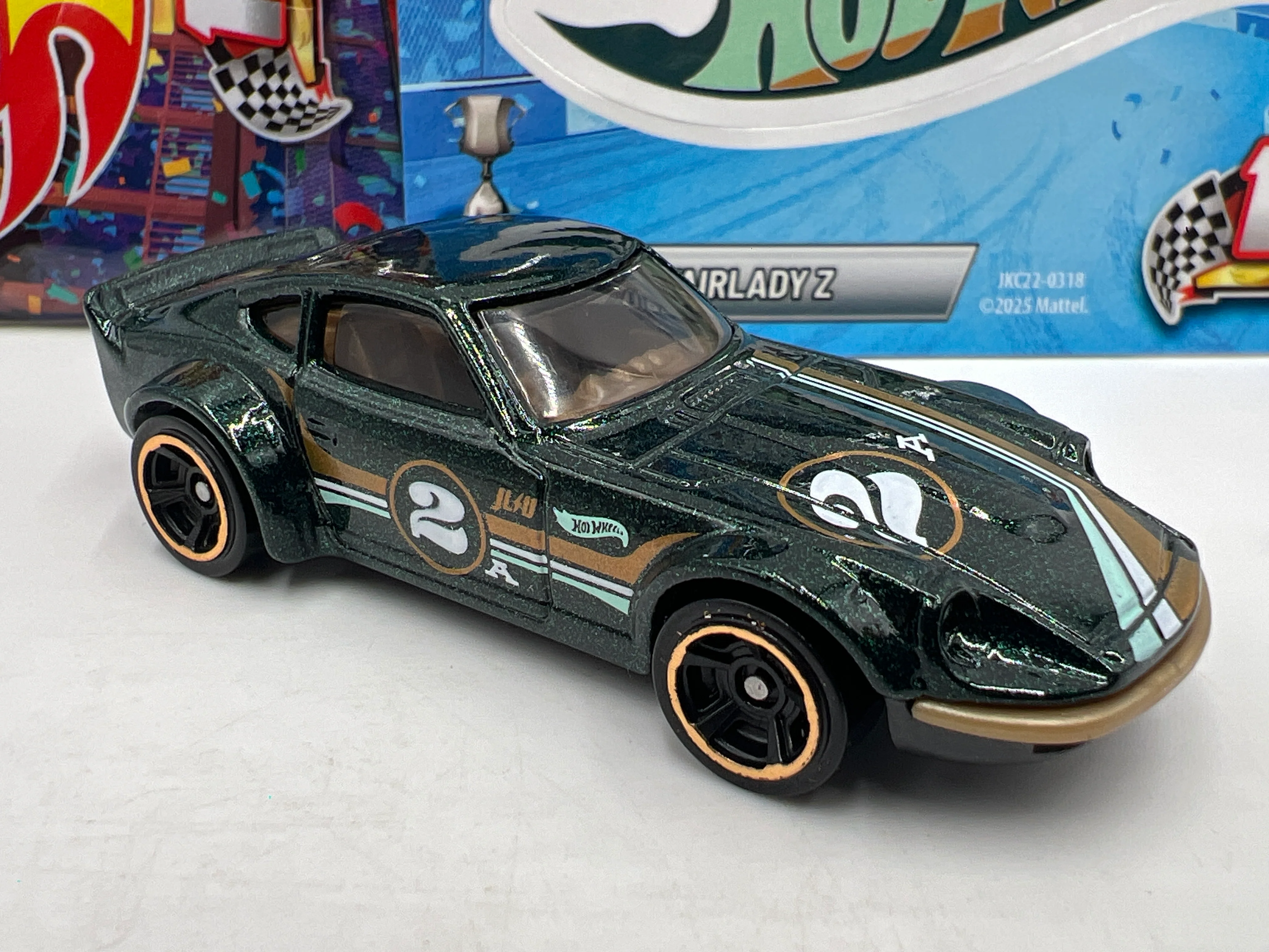 2026 Hot Wheels Mystery Models Series 1 #2 CHASE Nissan Fairlady Z Dark Green - Image 2