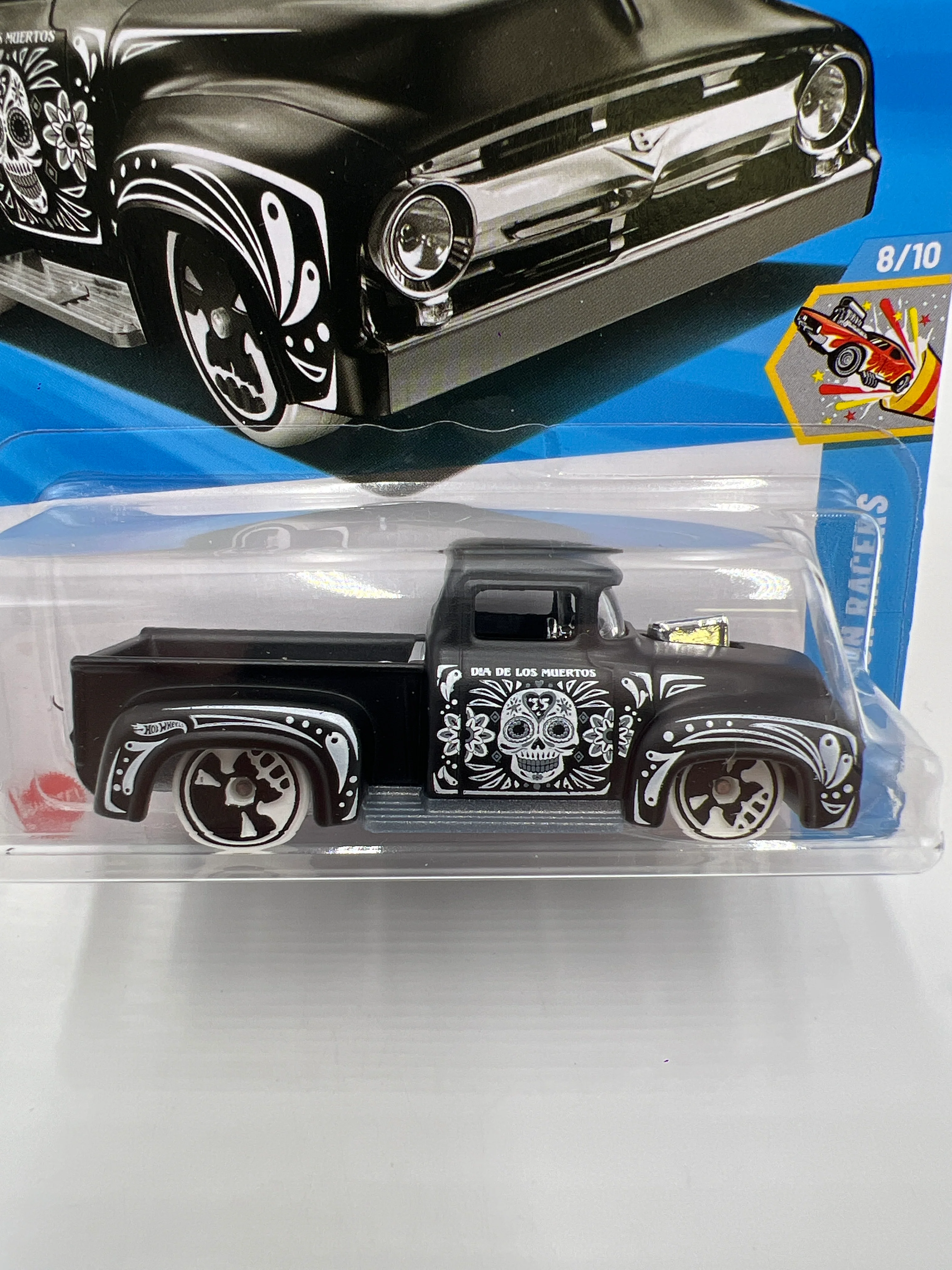 2025 Hot Wheels N Case Celebration Racers #233 Custom 56 Ford Truck Black 31B - Image 2