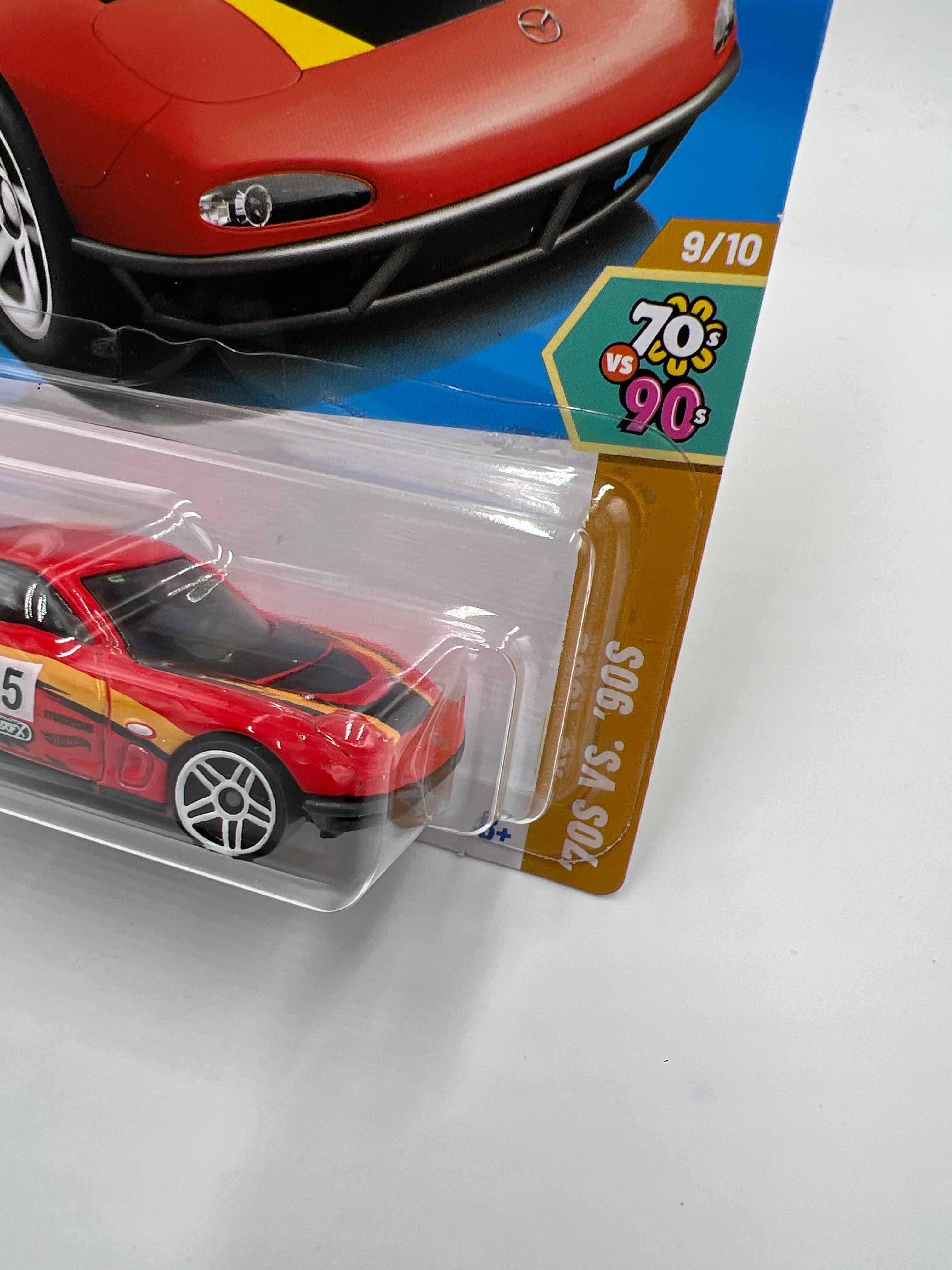 2025 Hot Wheels N Case 70s Vs 90s #163 95 Mazda RX-7 Drift Red 87i - Image 3