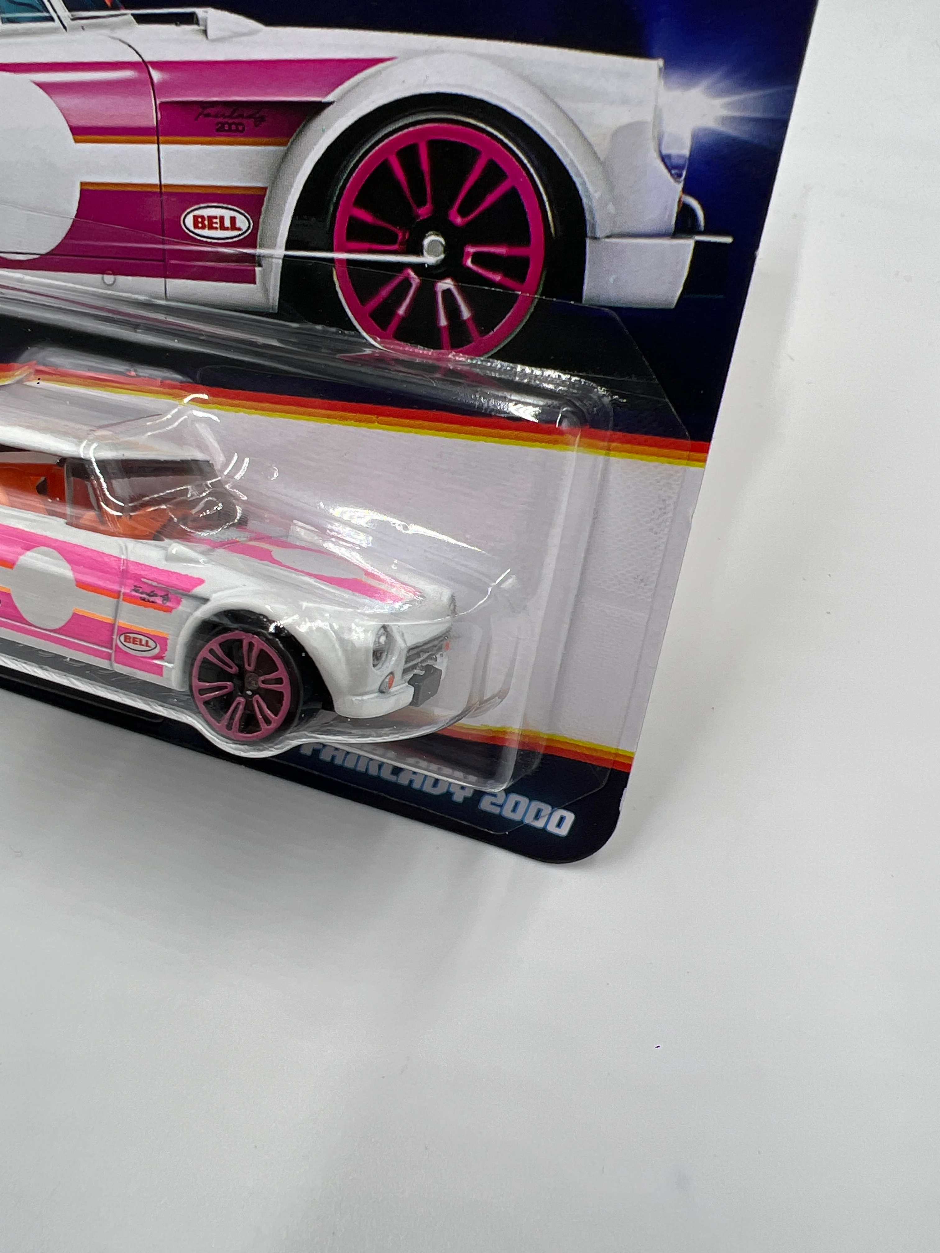 2025 Hot Wheels Neon Speeders #5 Datsun Fairlady 2000 White 157C - Image 3