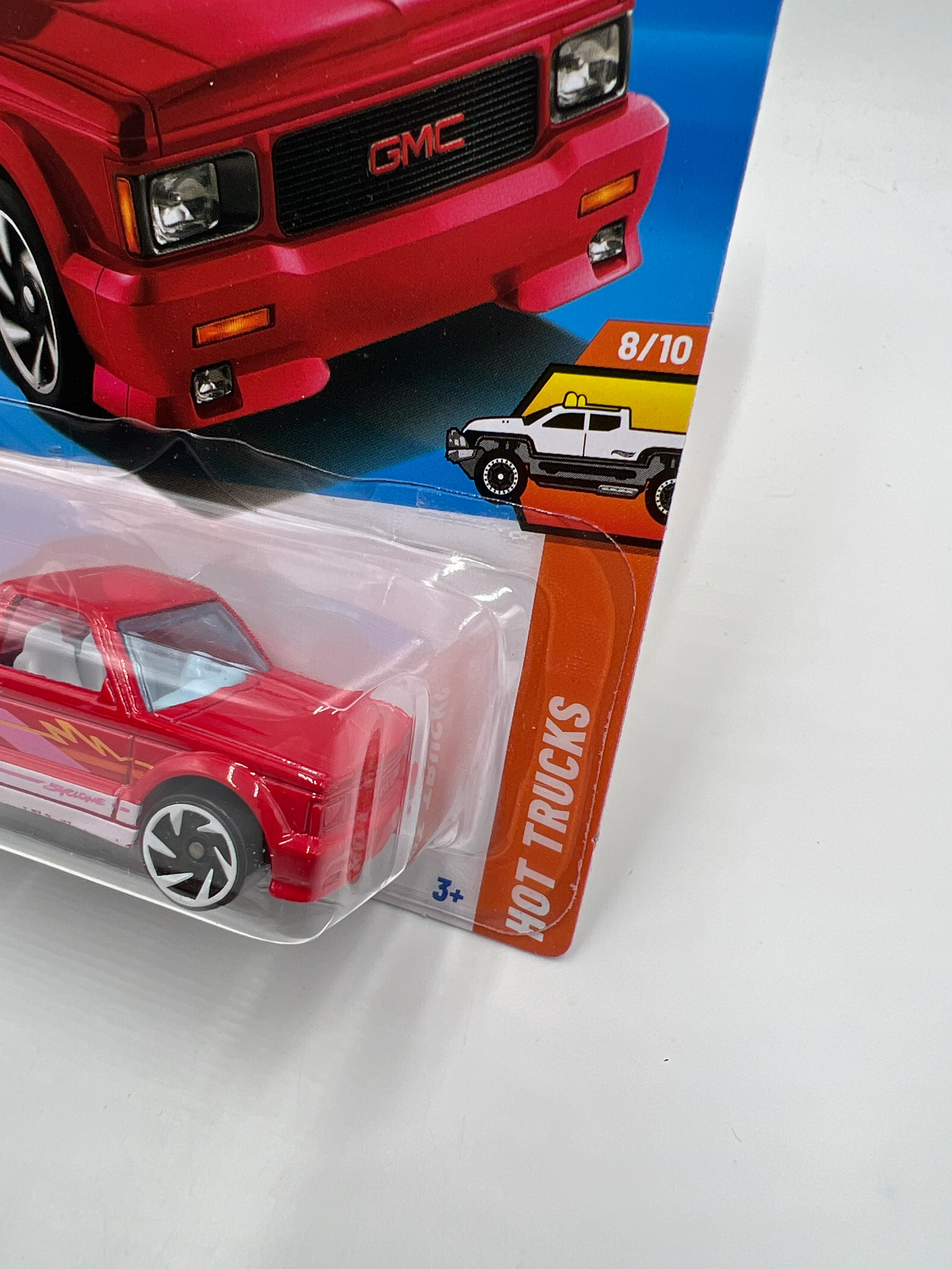 2025 Hot Wheels P Case Hot Trucks #119 91 GMC Syclone Red 41B - Image 3