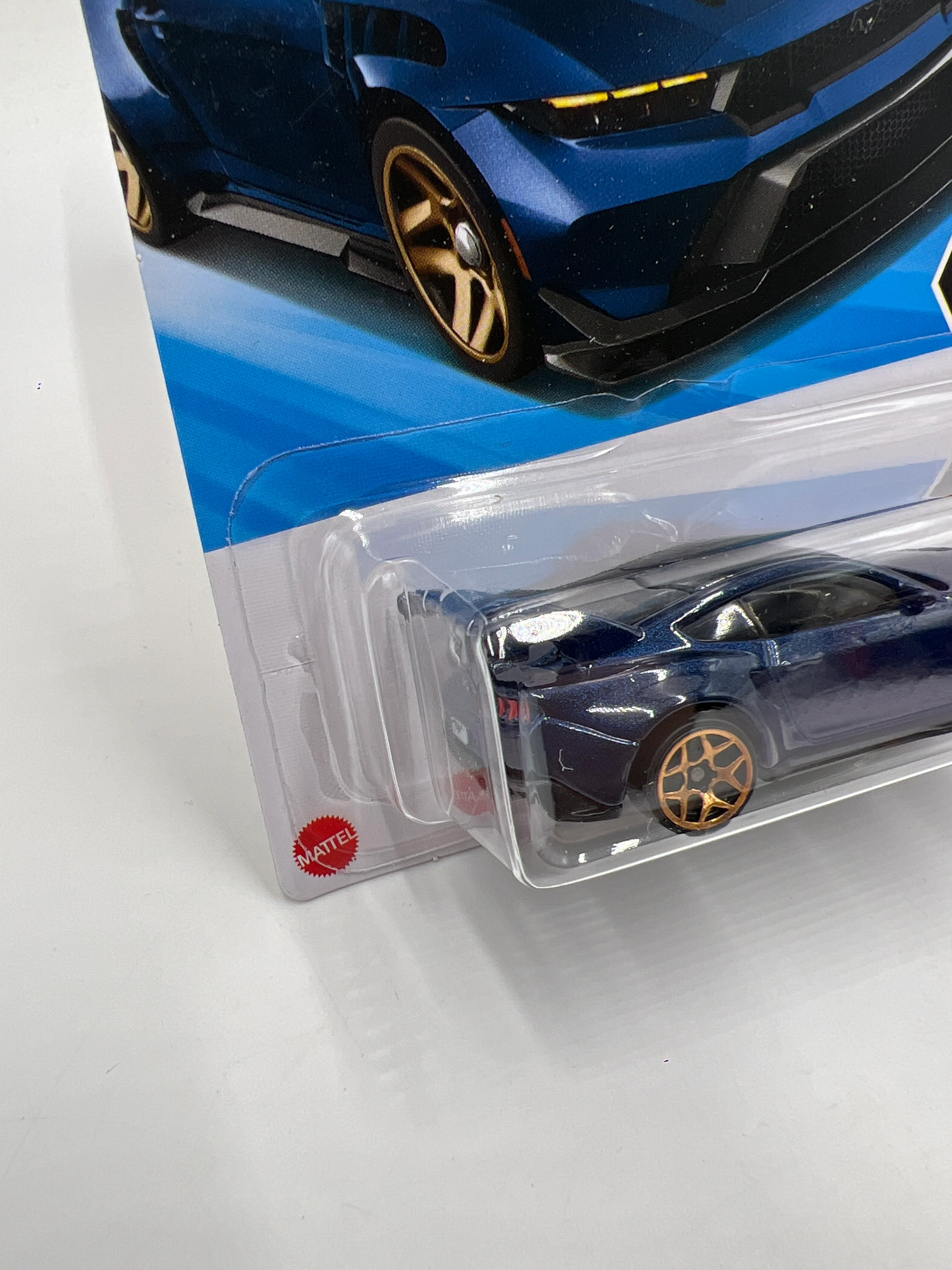 2025 Hot Wheels P Case Mustang 60th #34 Ford Mustang GTD Dark Blue 18C - Image 4