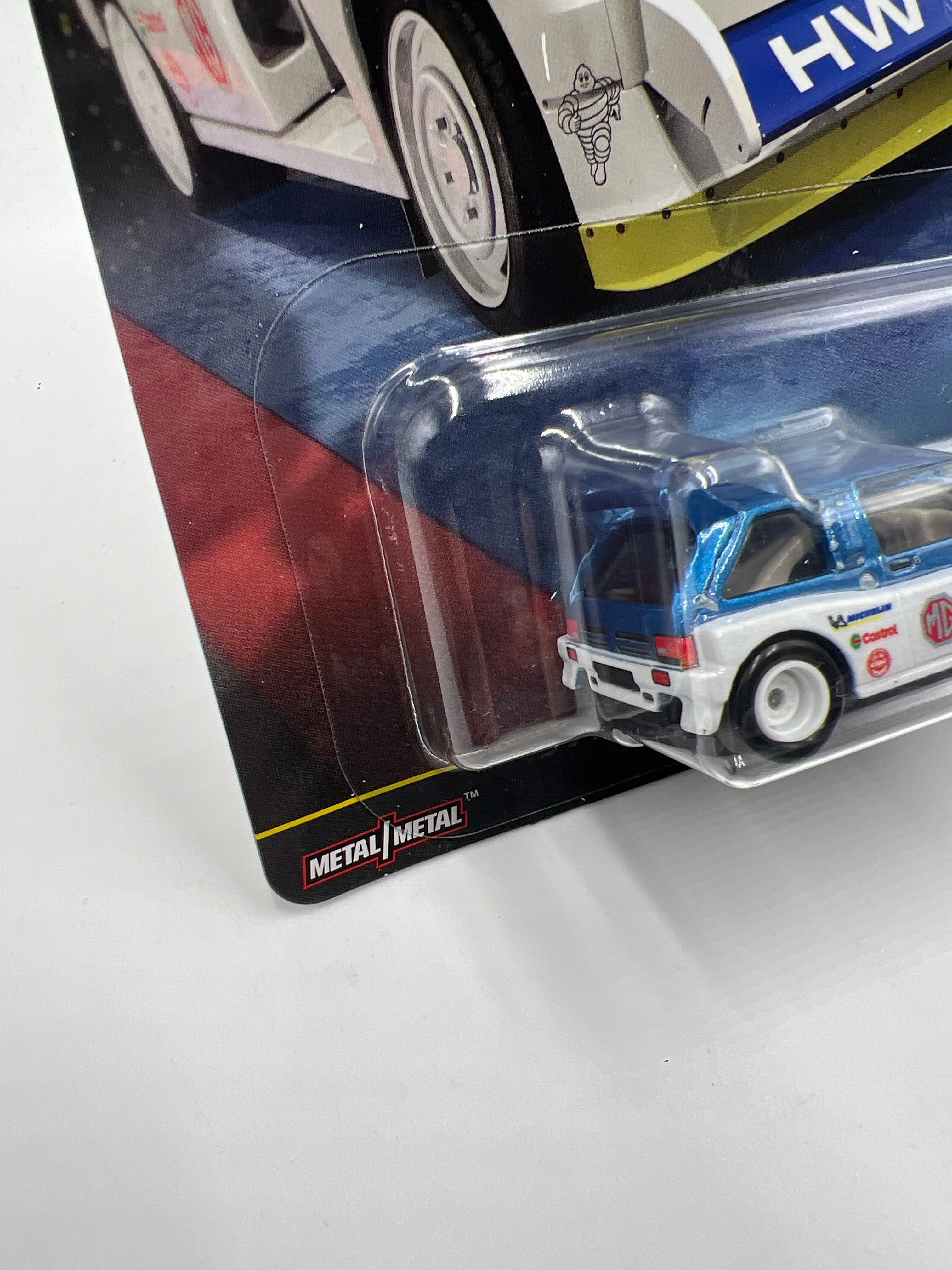 2025 Hot Wheels Car Culture Hammer Drops #3 MG Metro 6R4 Blue/White 252D - Image 5