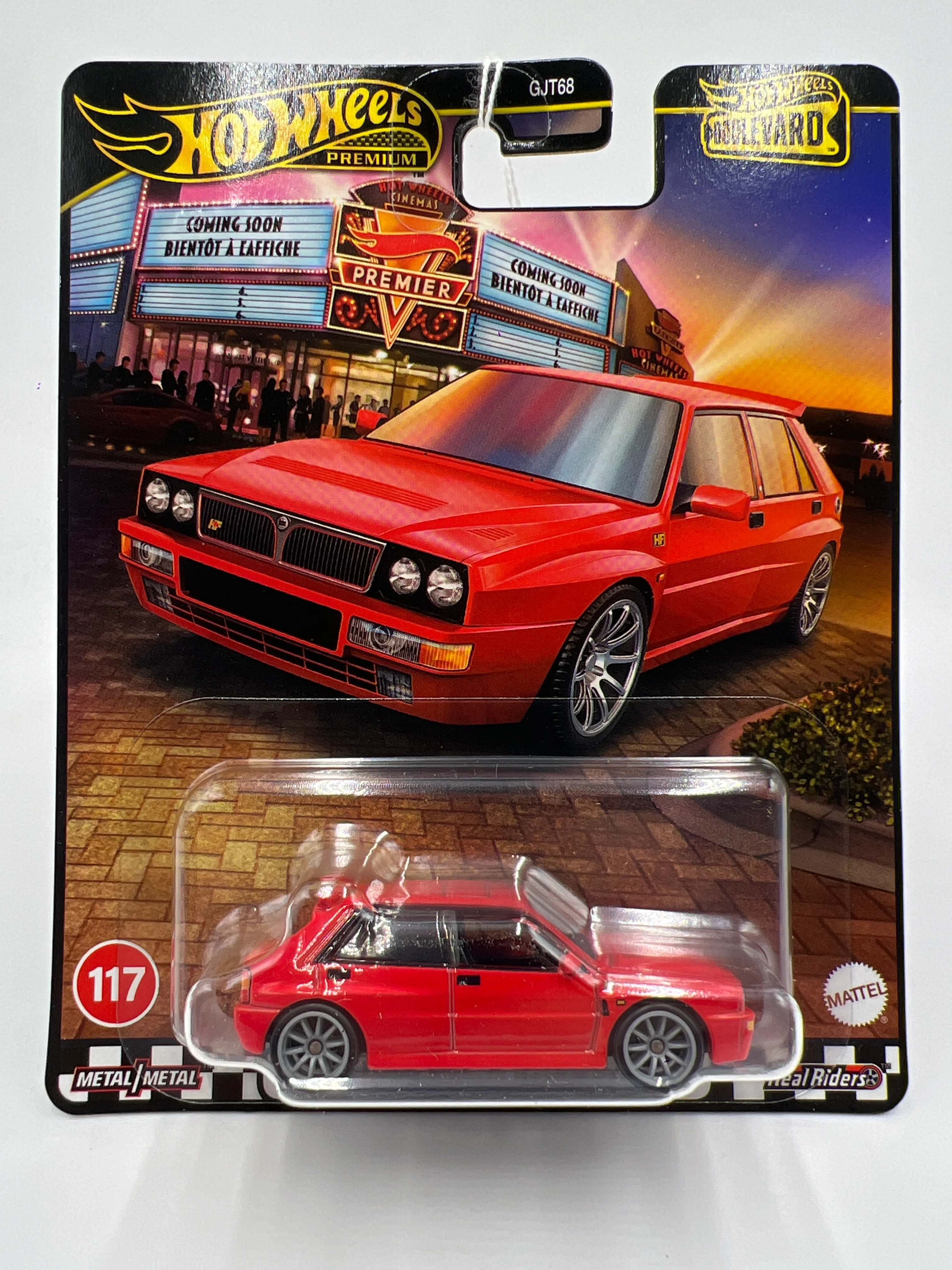 2025 Hot Wheels Premium Boulevard #117 Lancia Delta Integrale Red 263F