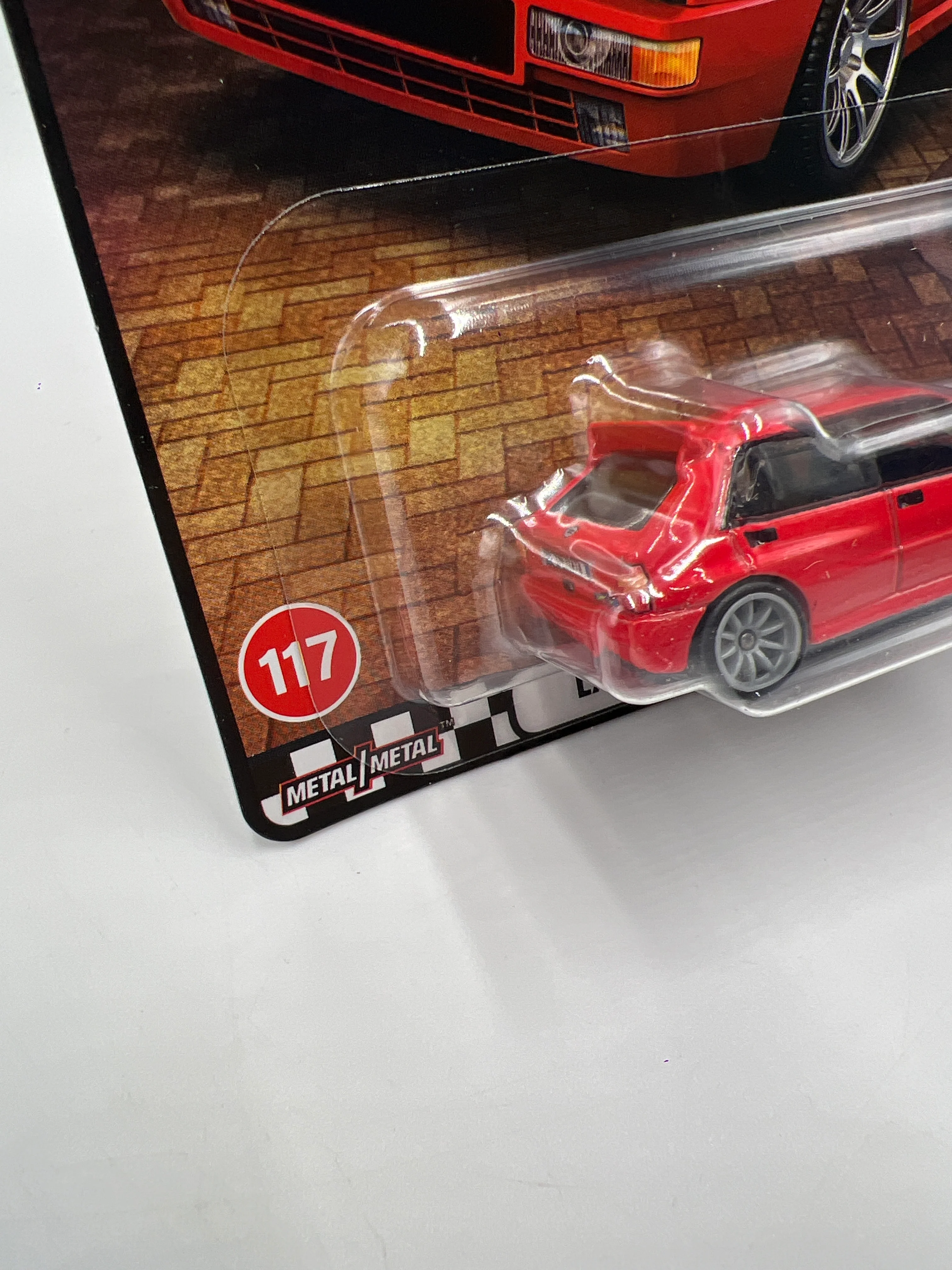 2025 Hot Wheels Premium Boulevard #117 Lancia Delta Integrale Red 263F - Image 4