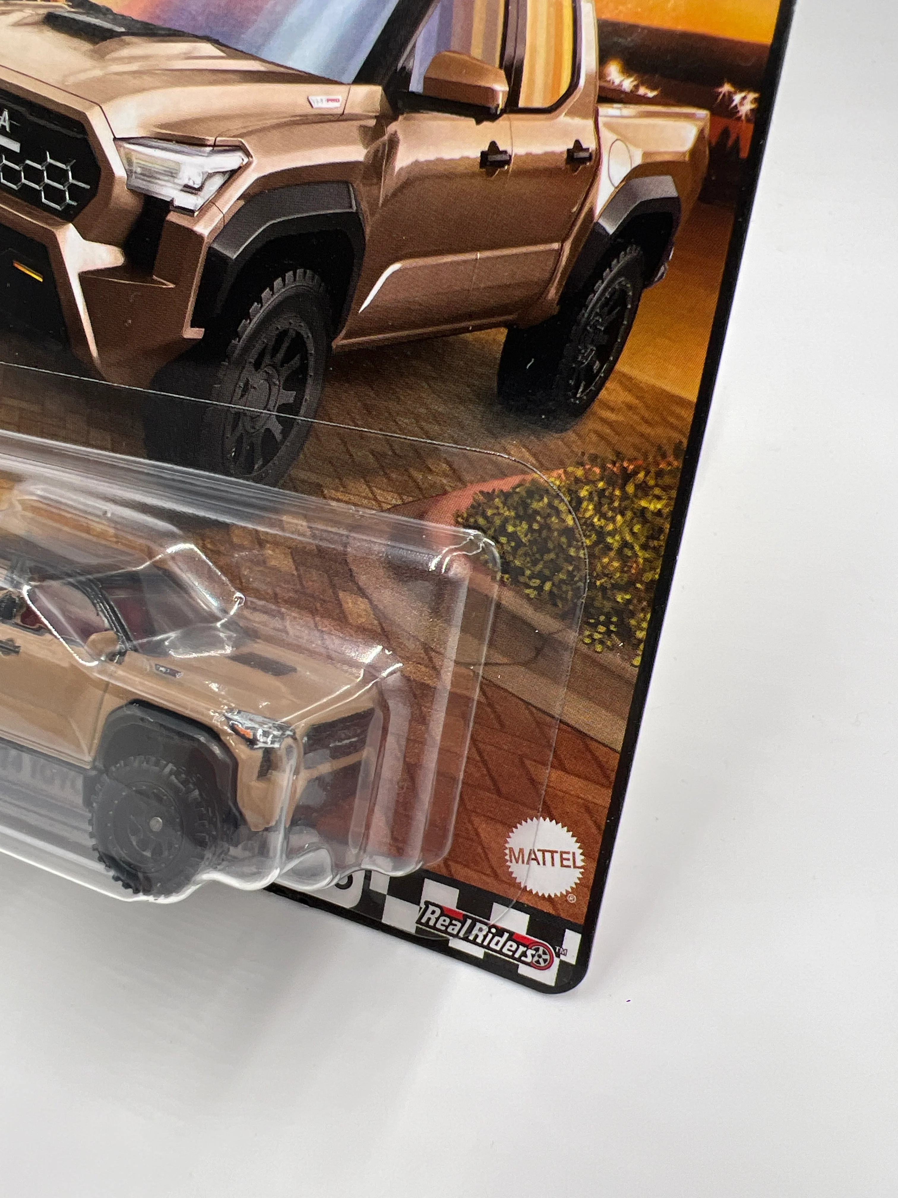2025 Hot Wheels Premium Boulevard #128 2024 Toyota Tacoma TRD Pro Brown 263i - Image 3