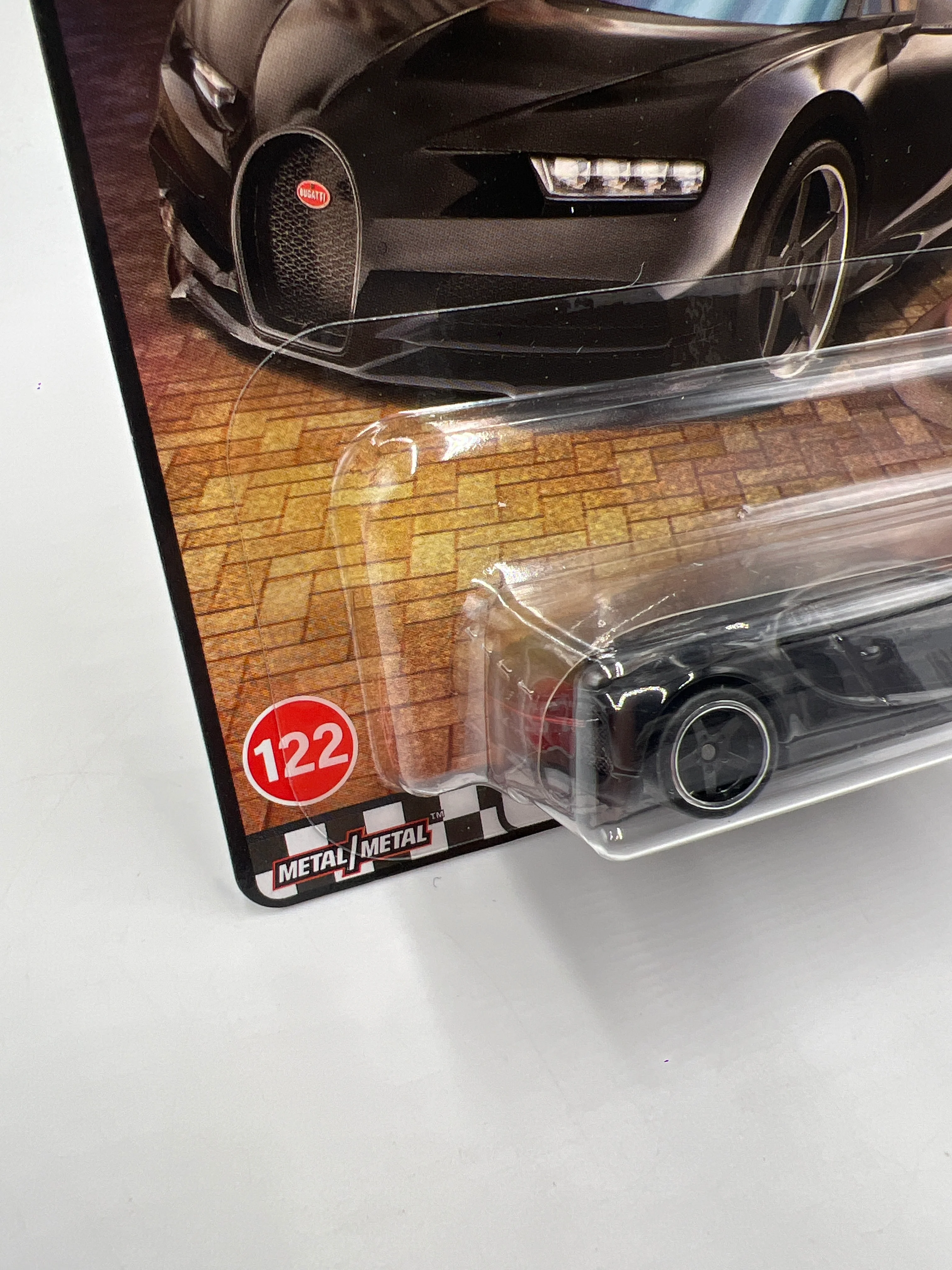 2025 Hot Wheels Premium Boulevard #122 16 Bugatti Chiron Black 265E - Image 5