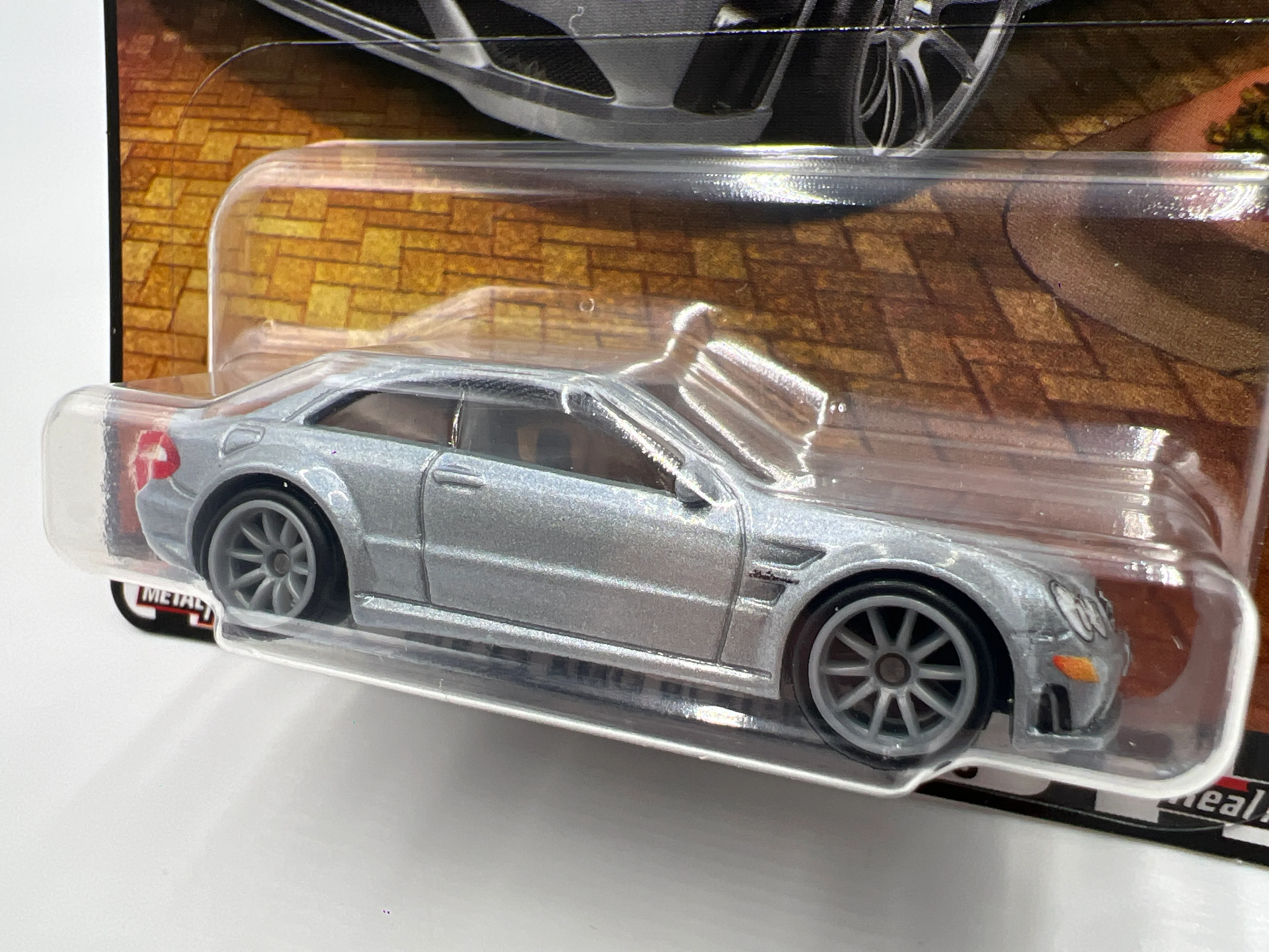 2025 Hot Wheels Premium Boulevard #126 2008 Mercedes-Benz CLK 63 AMG Black Series Silver 262E - Image 2