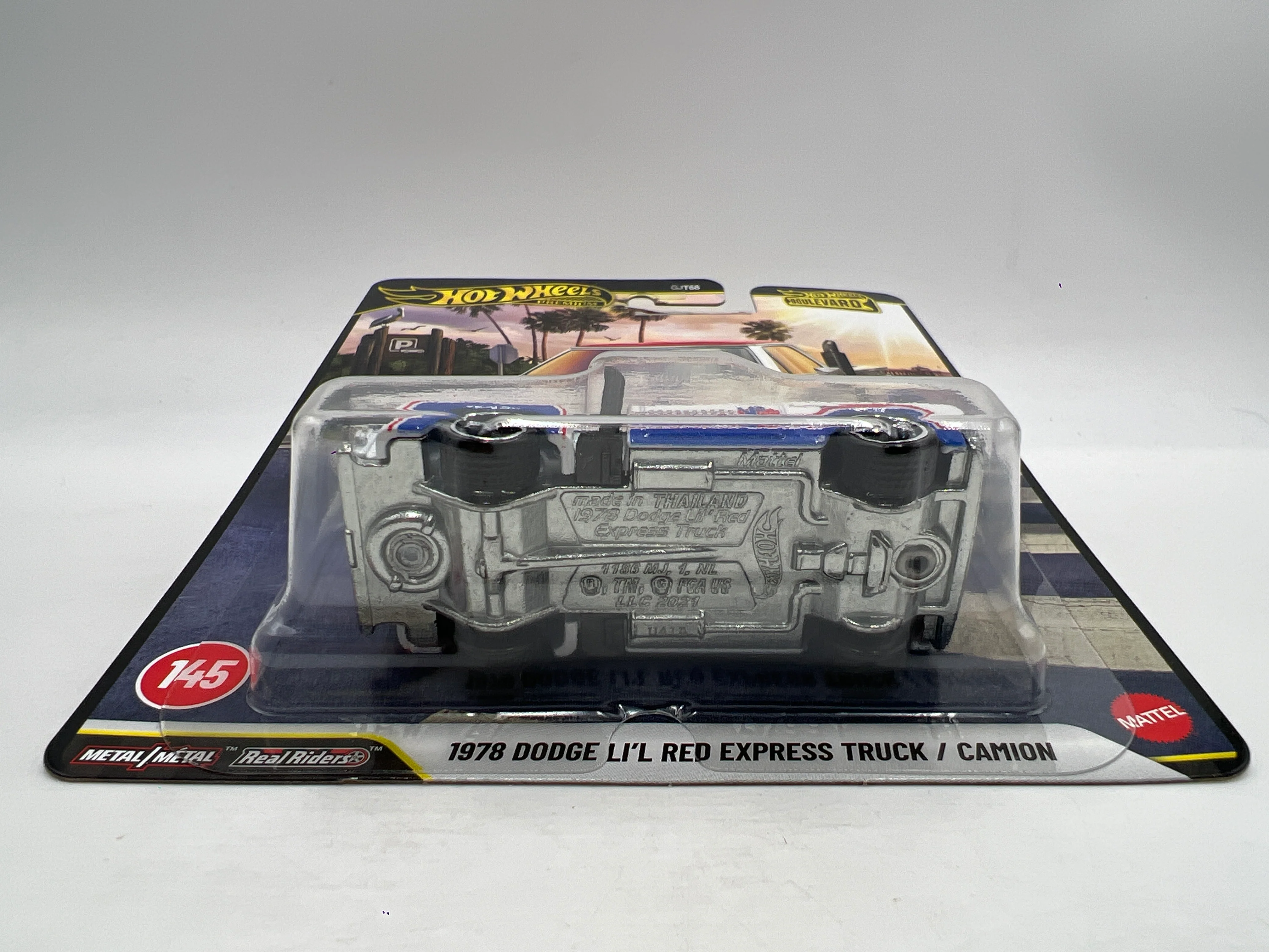 Hot Wheels Premium Boulevard #145 1978 Dodge Lil Red Express Truck VP Racing 262E - Image 5