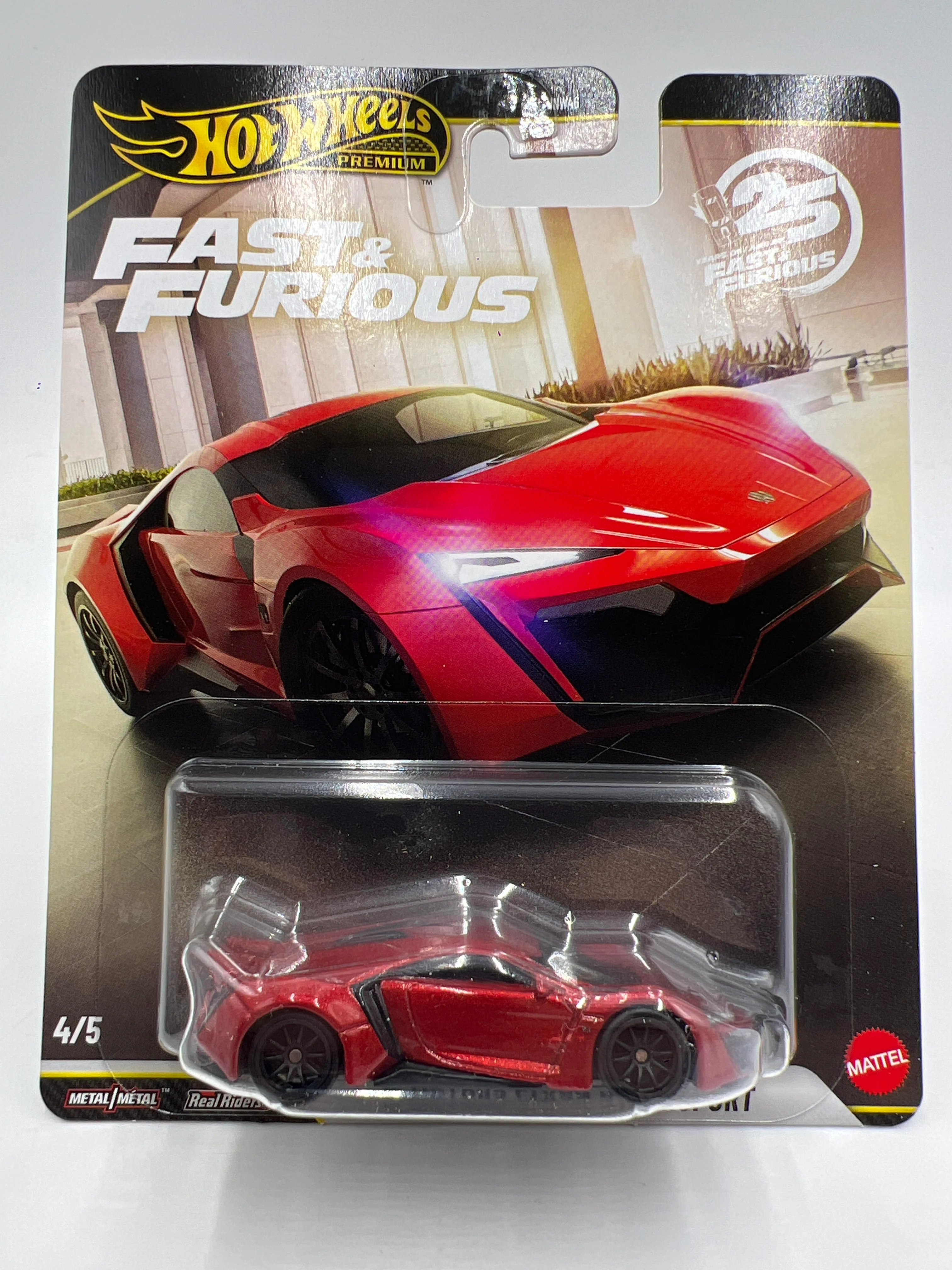 2026 Hot Wheels Premium Fast & Furious 25th Anniversary Complete Set Of 5 - Image 5