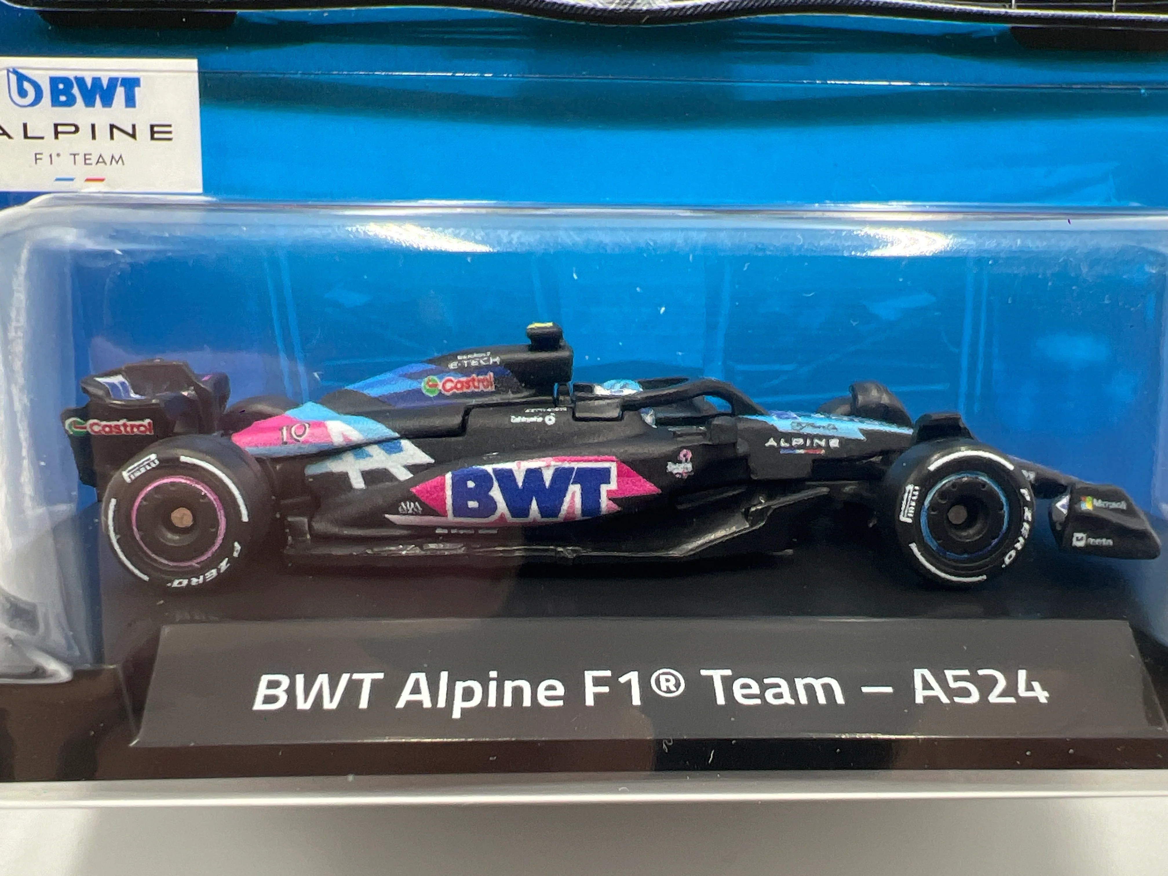 2025 Hot Wheels Premium Formula 1 2024 BWT Alpine F1 Team A524 #10 244E - Image 2