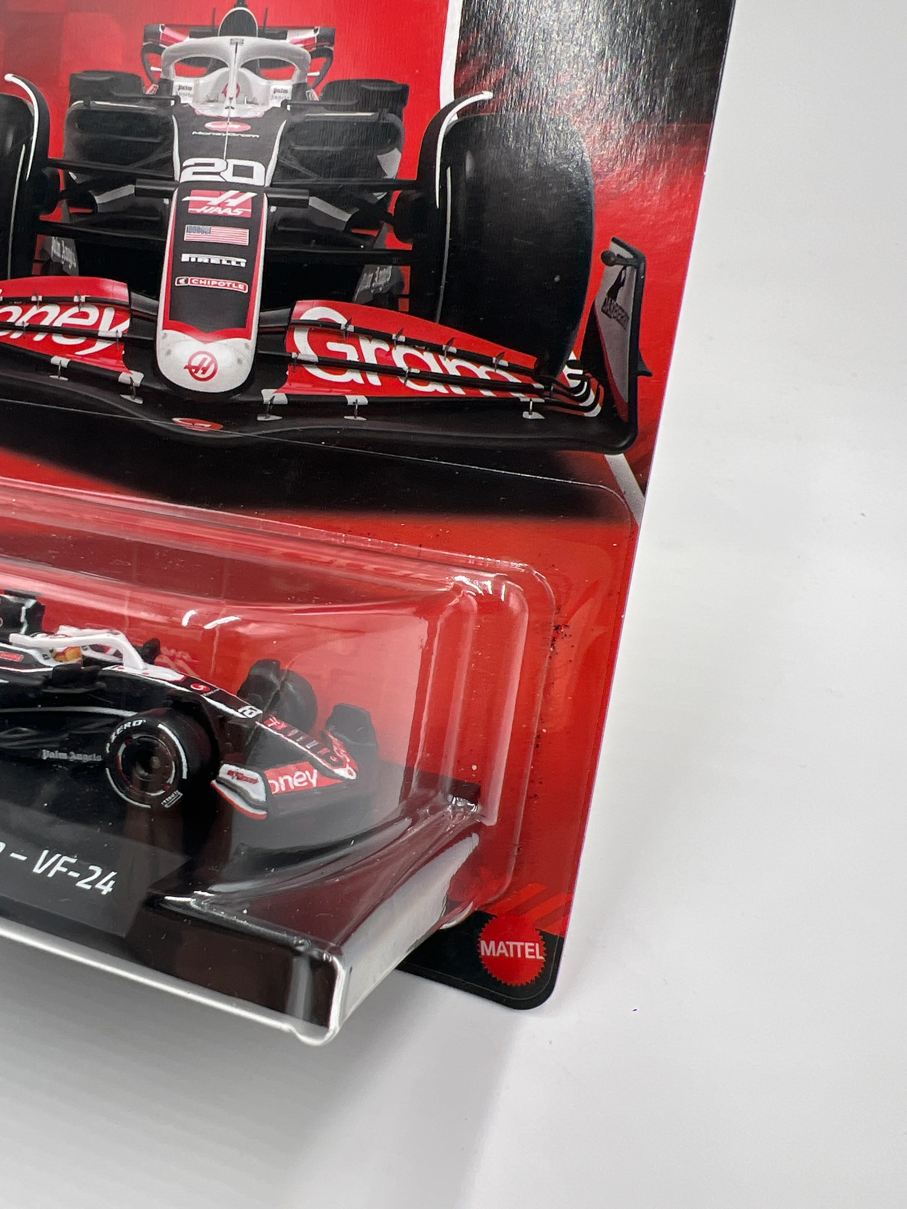 2025 Hot Wheels Premium Formula 1 2024 MoneyGram Haas F1 Team VF-24 #20 244E - Image 3