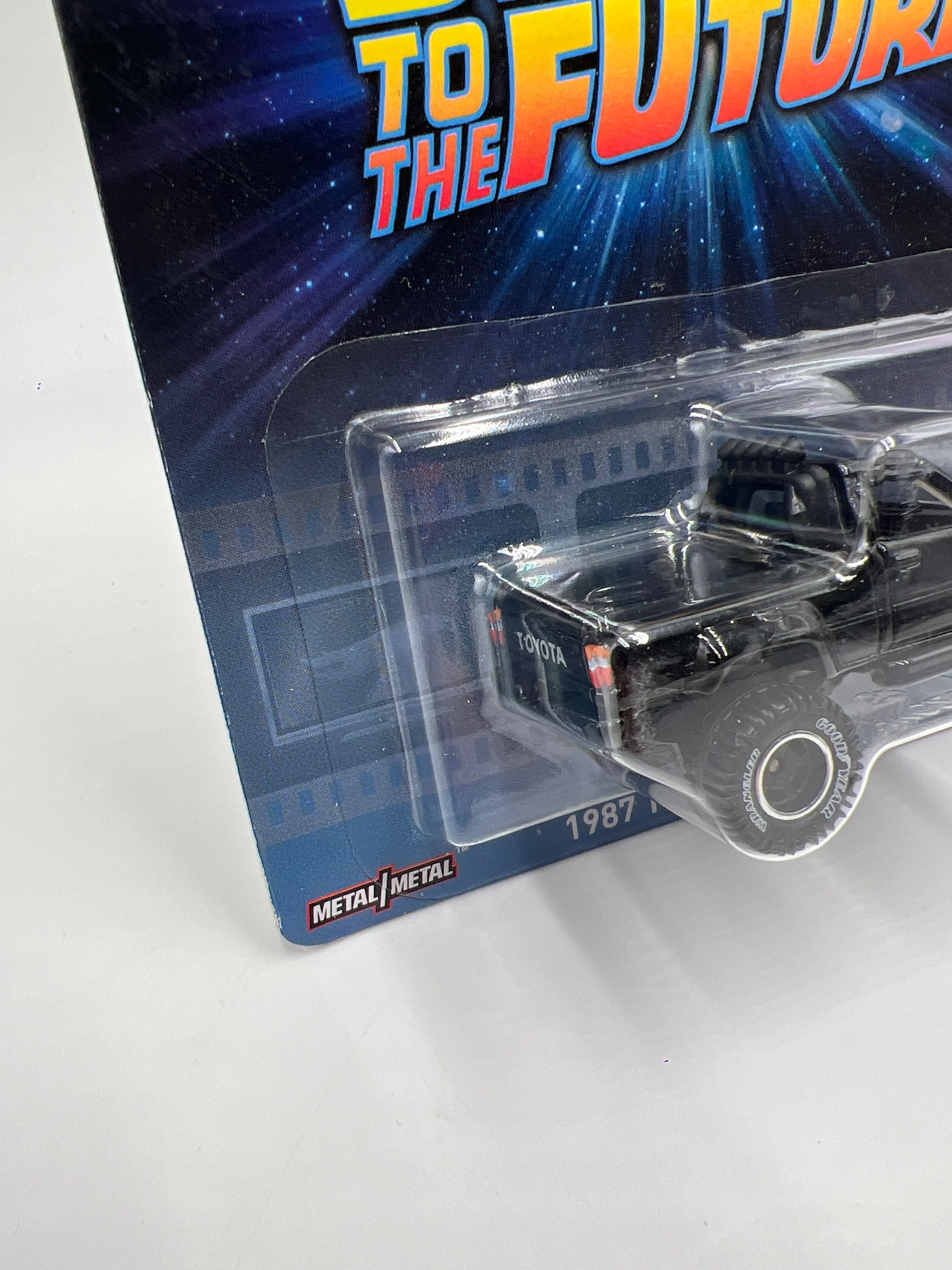 Hot Wheels Premium Back To The Future BTTF 1987 Toyota Pickup Truck Black W/Protector 1 - Image 4