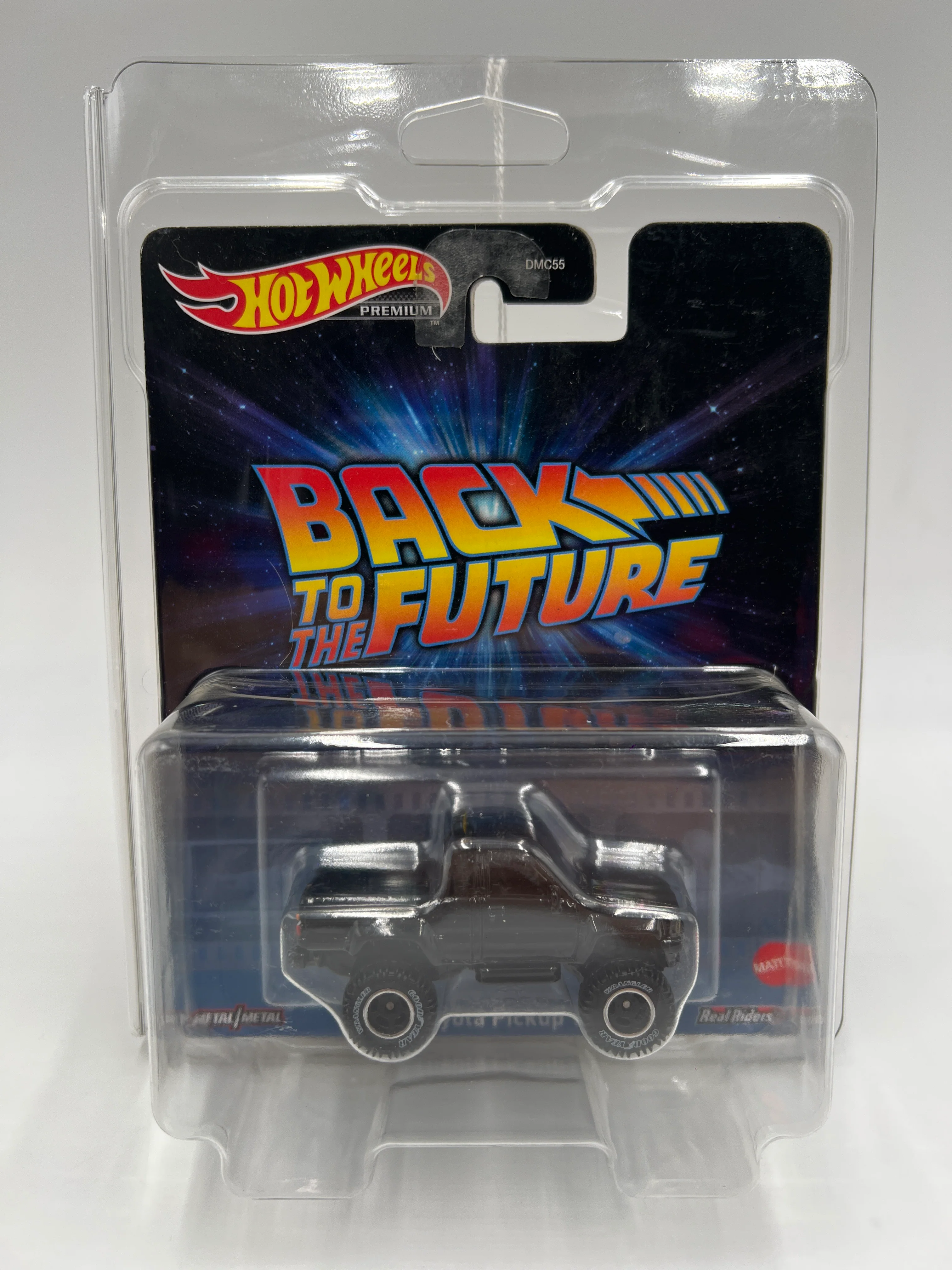Hot Wheels Premium Back To The Future BTTF 1987 Toyota Pickup Truck Black W/Protector 1 - Image 7