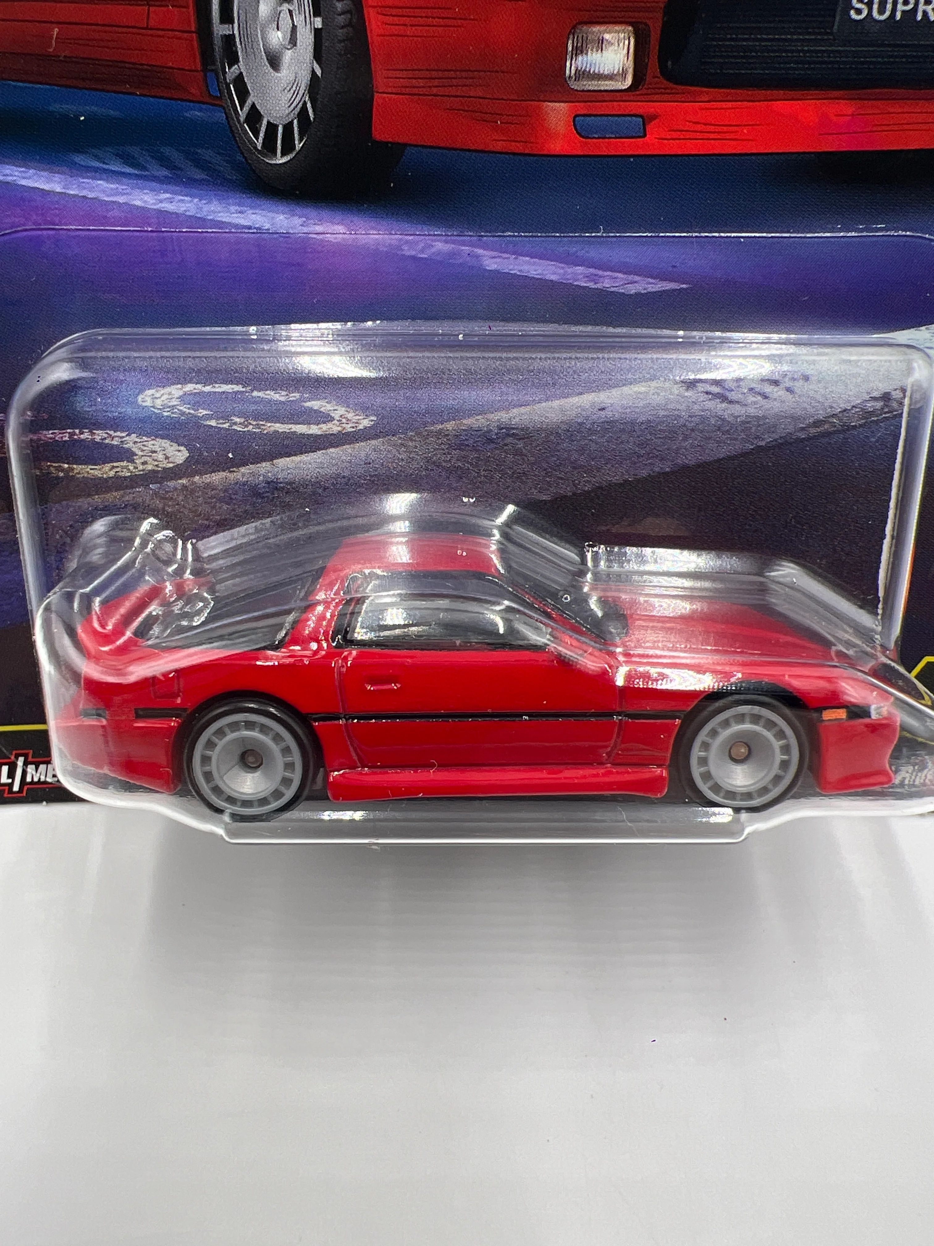 2025 Hot Wheels Premium Ronin Run II #5 89 Toyota Supra Red 253E - Image 2