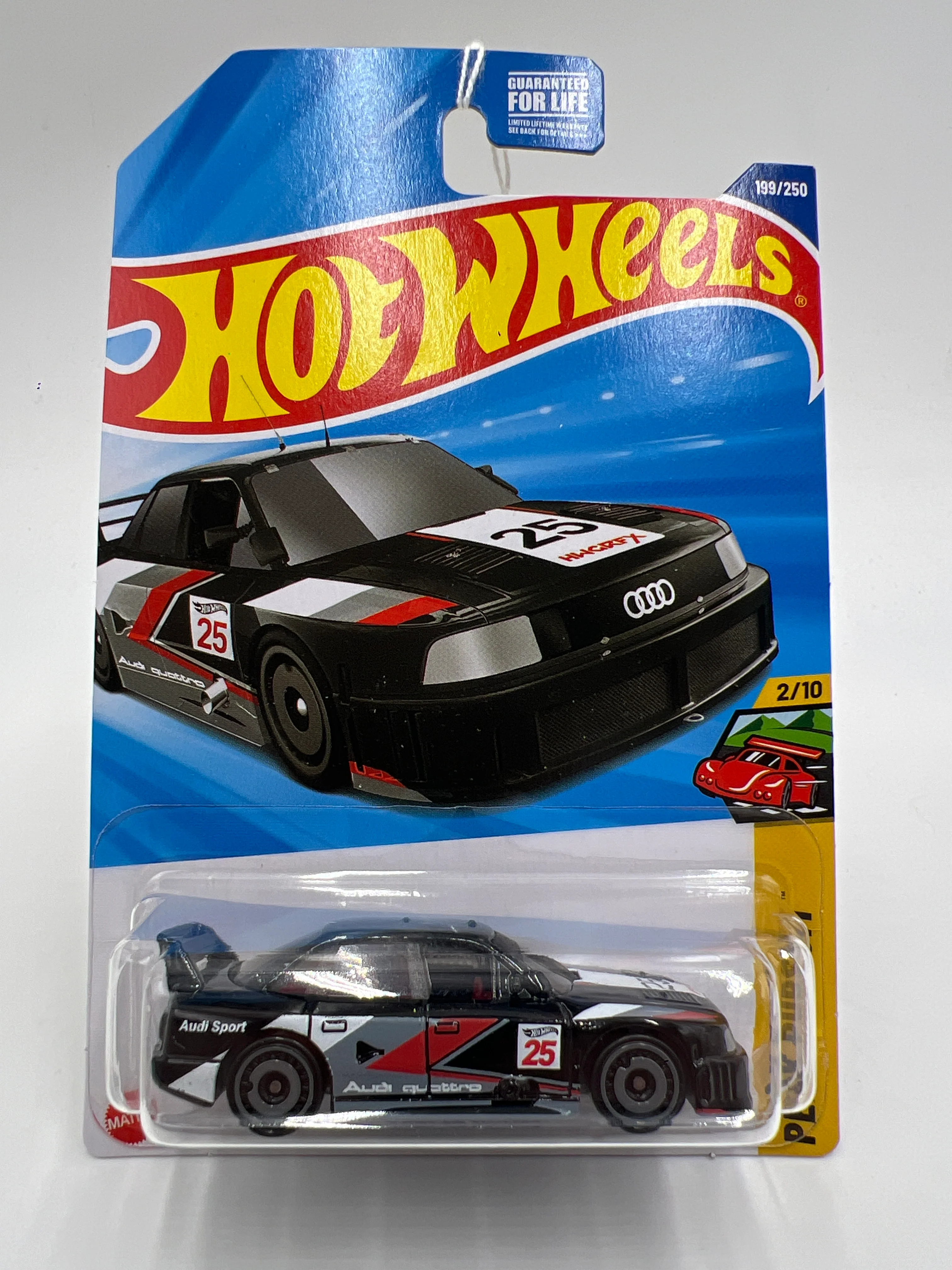 2025 Hot Wheels Q Case Peak Pursuit #199 Audi 90 Quattro Black 105A