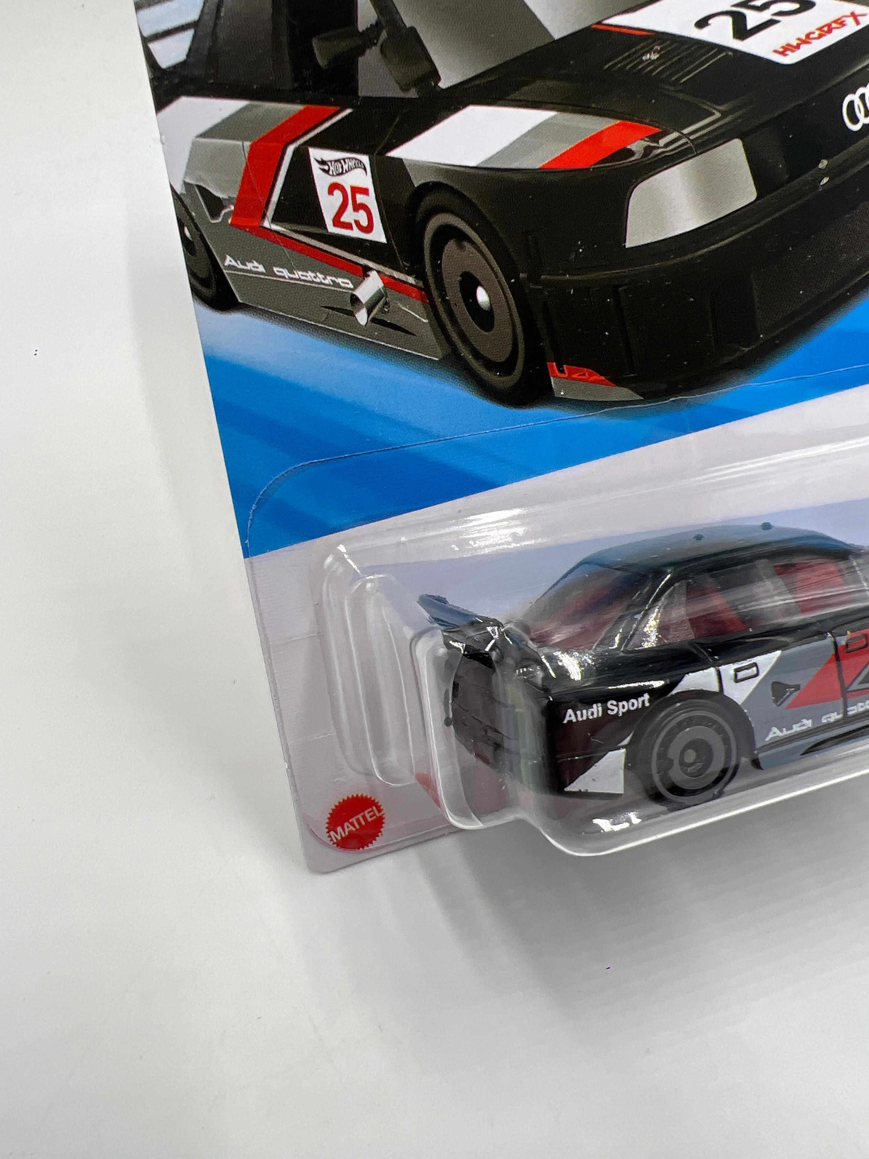 2025 Hot Wheels Q Case Peak Pursuit #199 Audi 90 Quattro Black 105A - Image 4