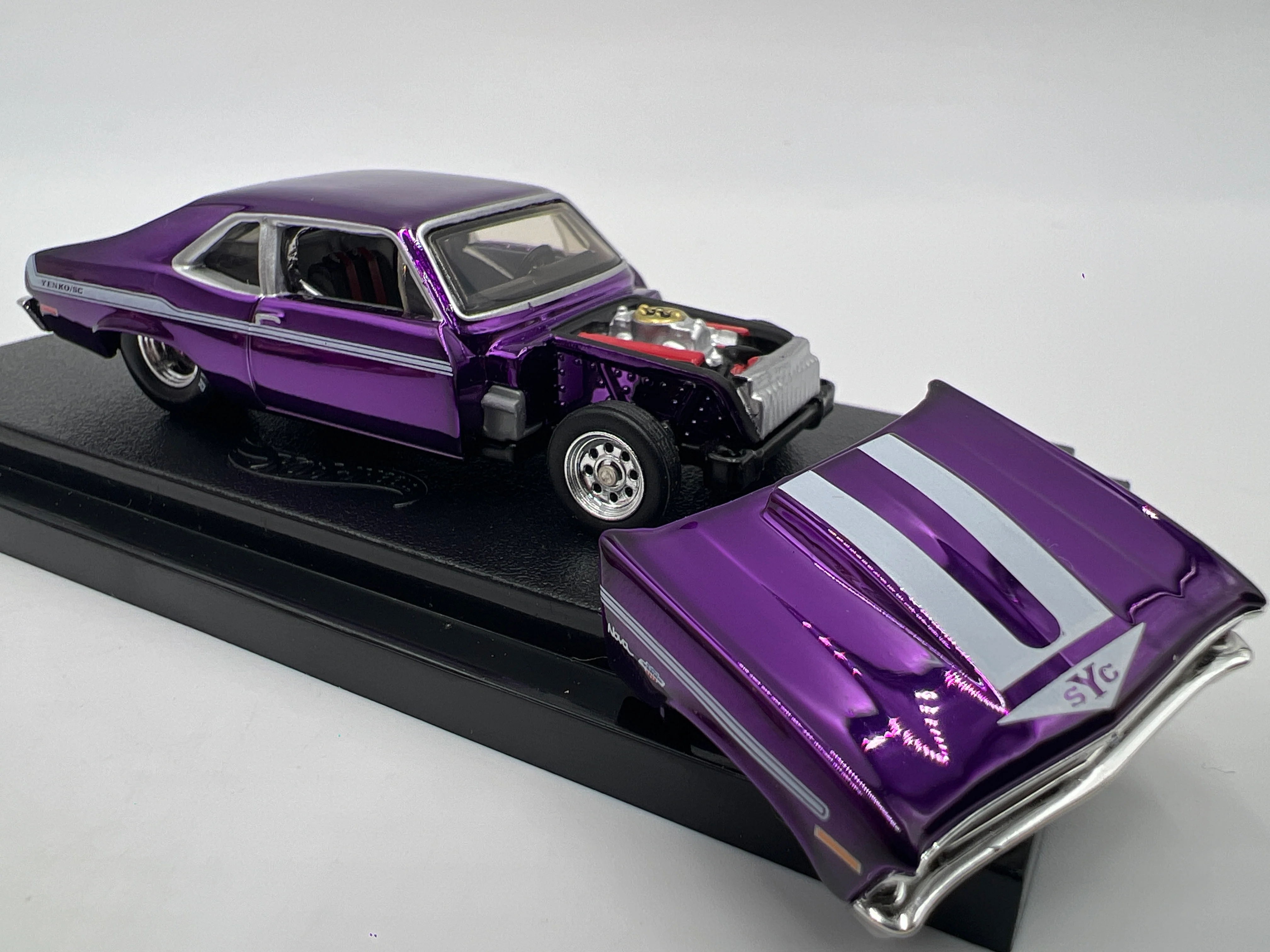2025 Hot Wheels RLC 1972 Chevy Nova SS Purple - Image 2