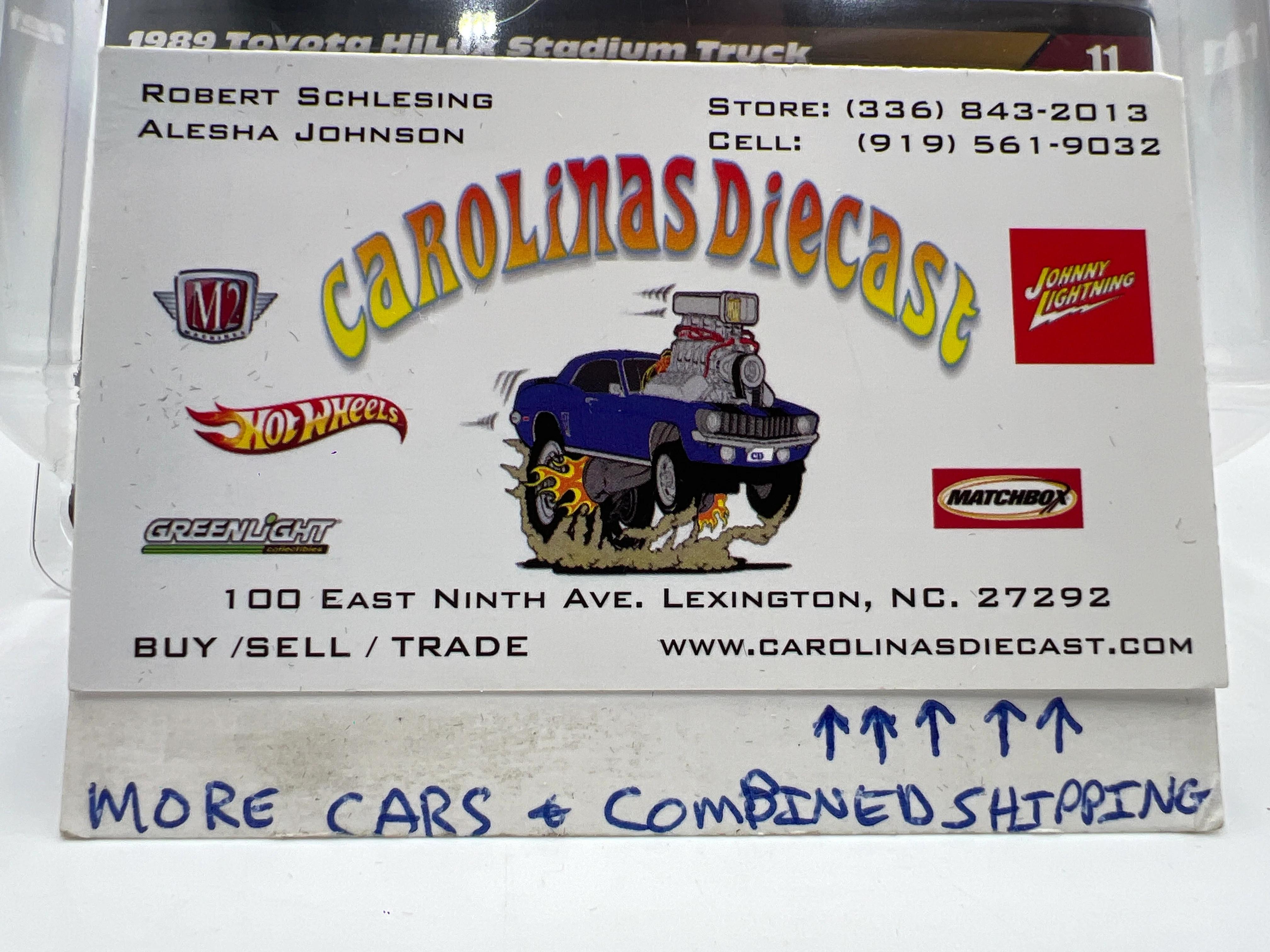 2025 Hot Wheels RLC Elite 64 #11 1989 Toyota HiLux Stadium Truck W/Protector - Image 9