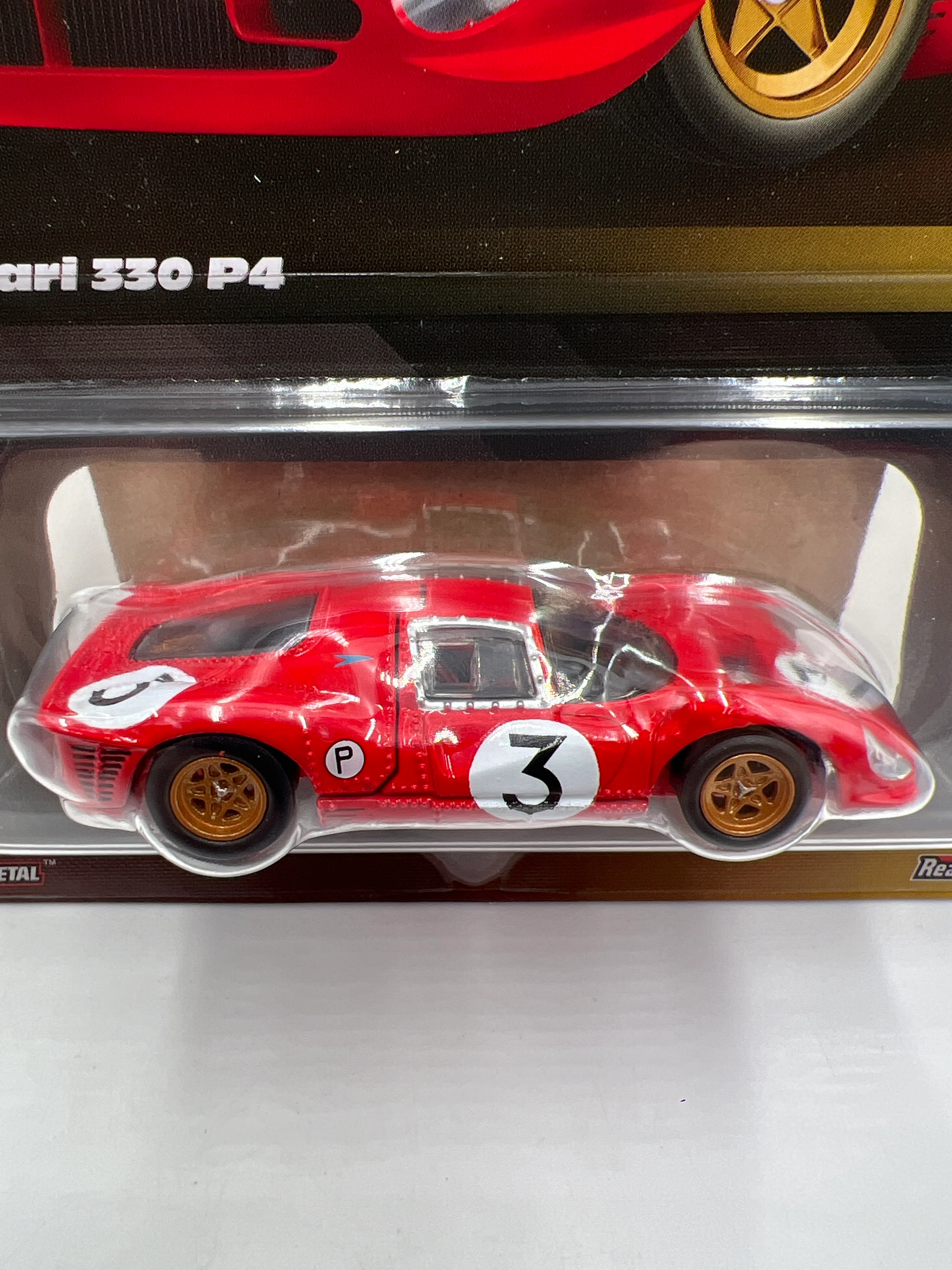 2025 Hot Wheels RLC Elite 64 #20 Ferrari 330 P4 Red W/Protector - Image 2