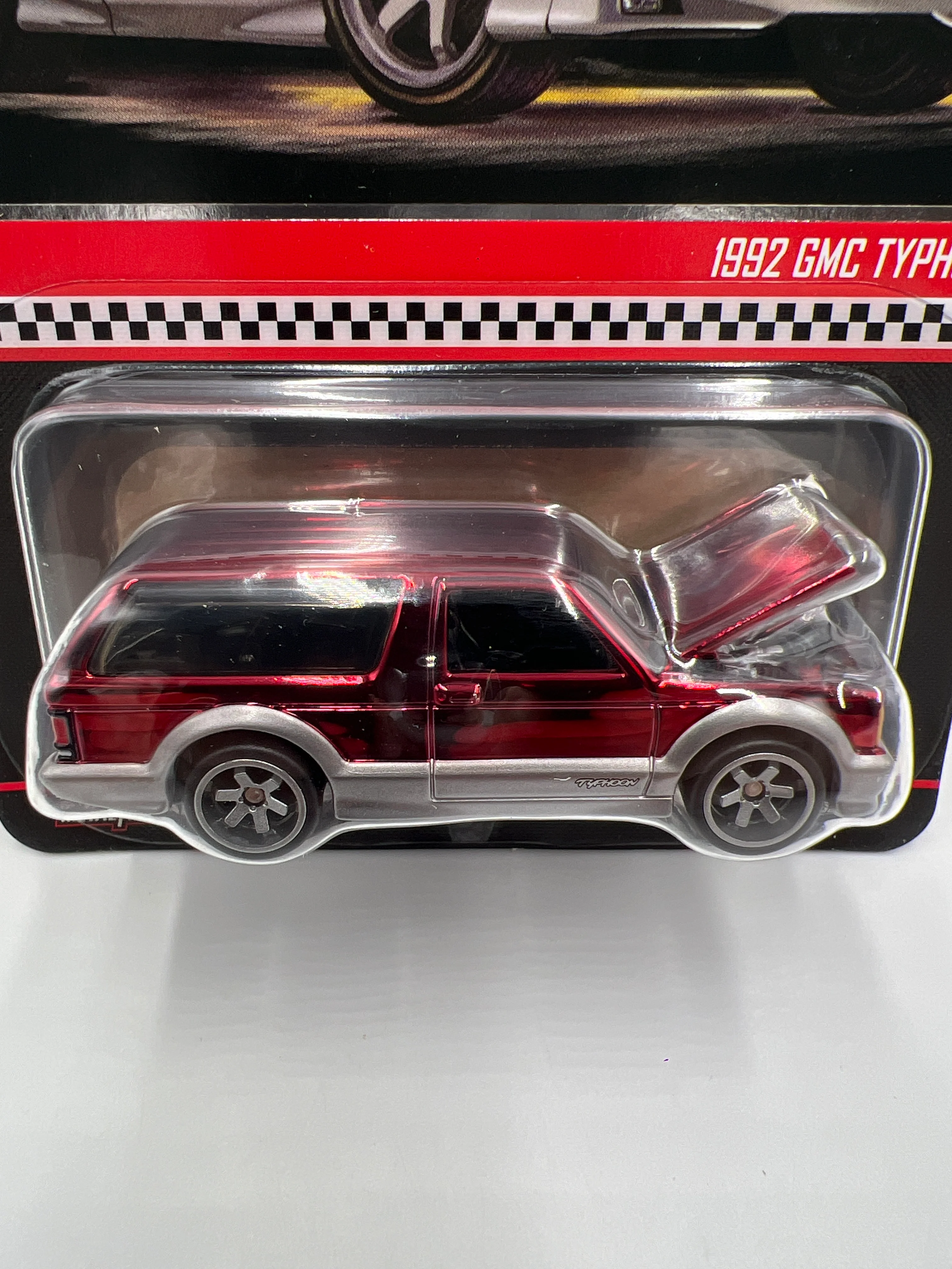2025 Hot Wheels RLC Exclusive 1992 GMC Typhoon Red W/Protector - Image 2