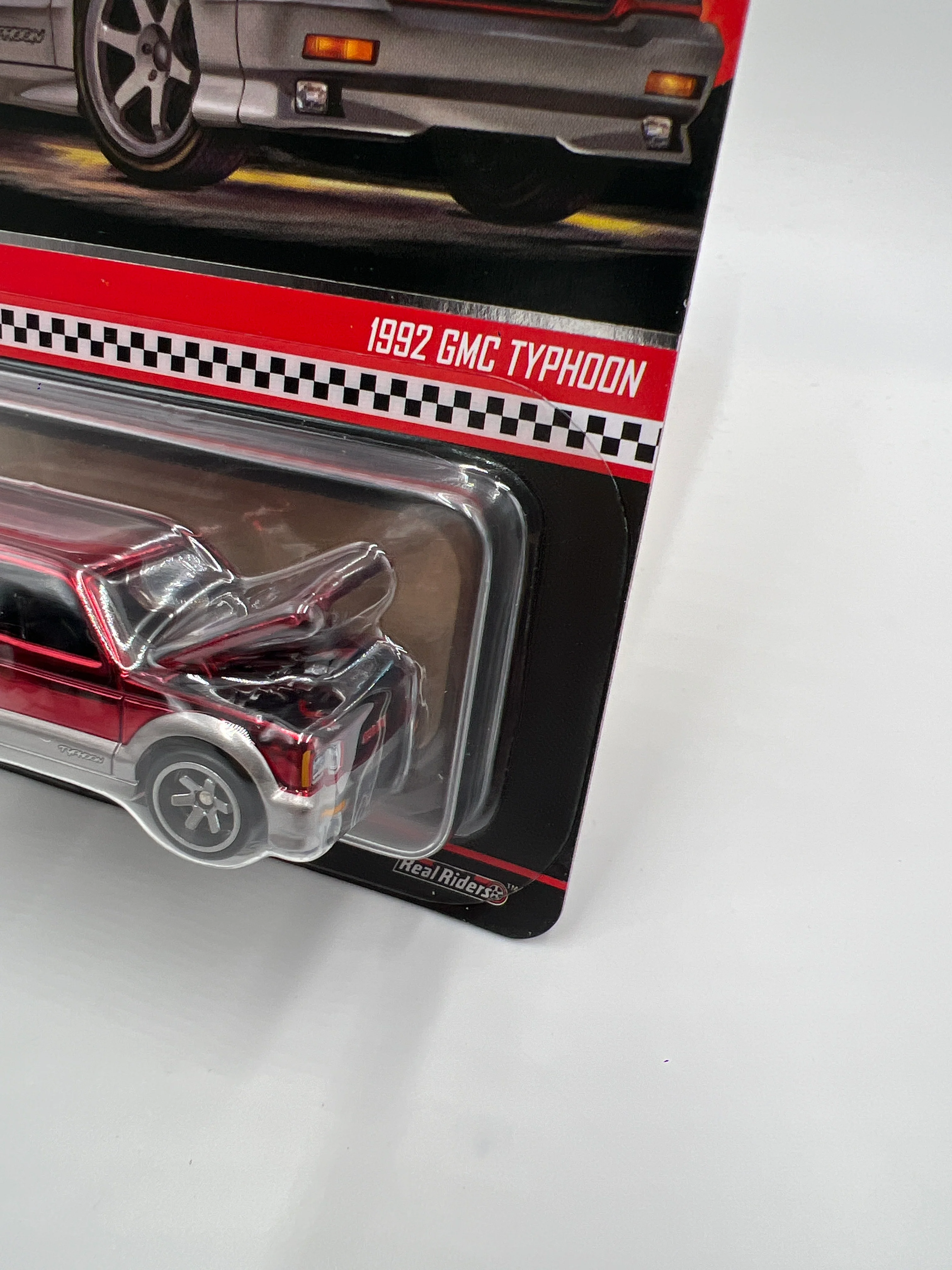 2025 Hot Wheels RLC Exclusive 1992 GMC Typhoon Red W/Protector - Image 3