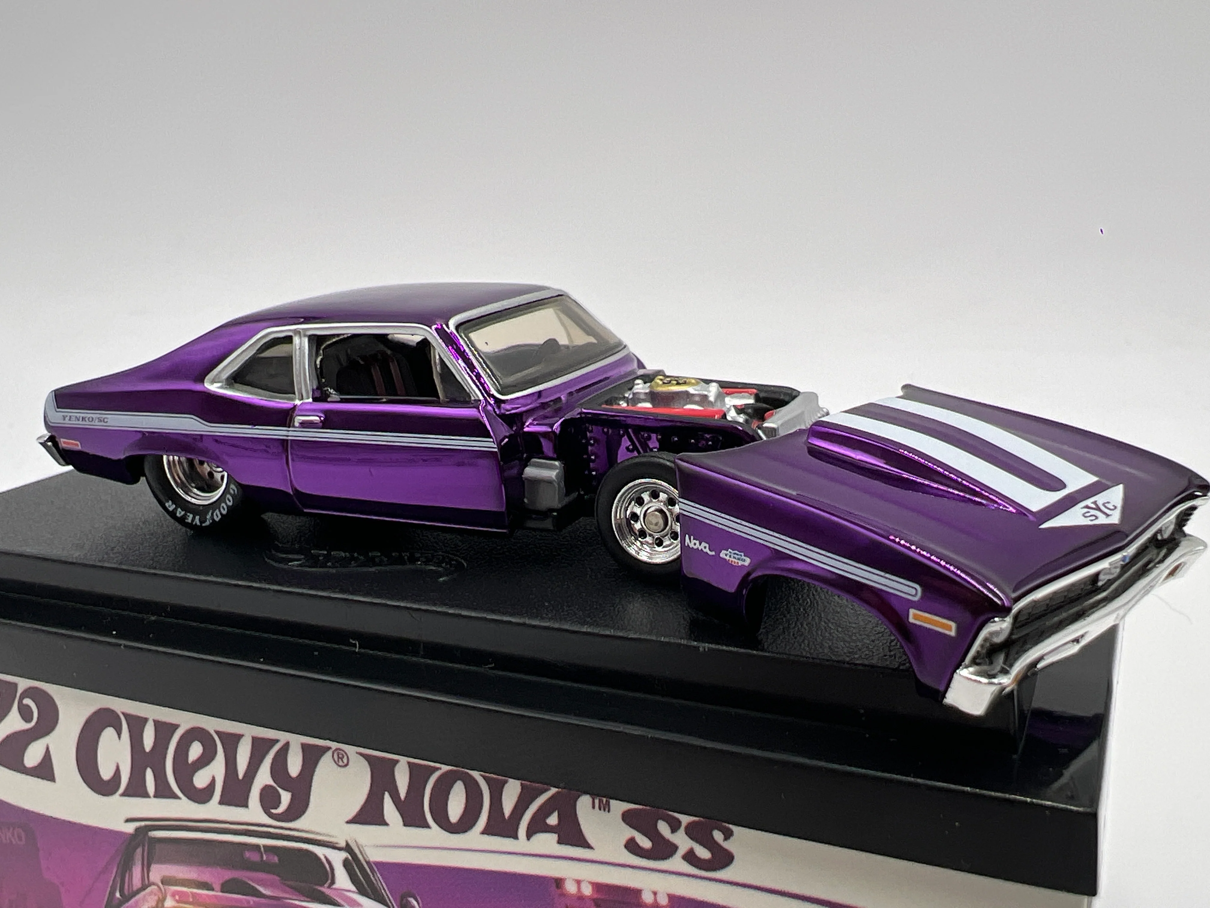 2025 Hot Wheels RLC 1972 Chevy Nova SS Purple - Image 3