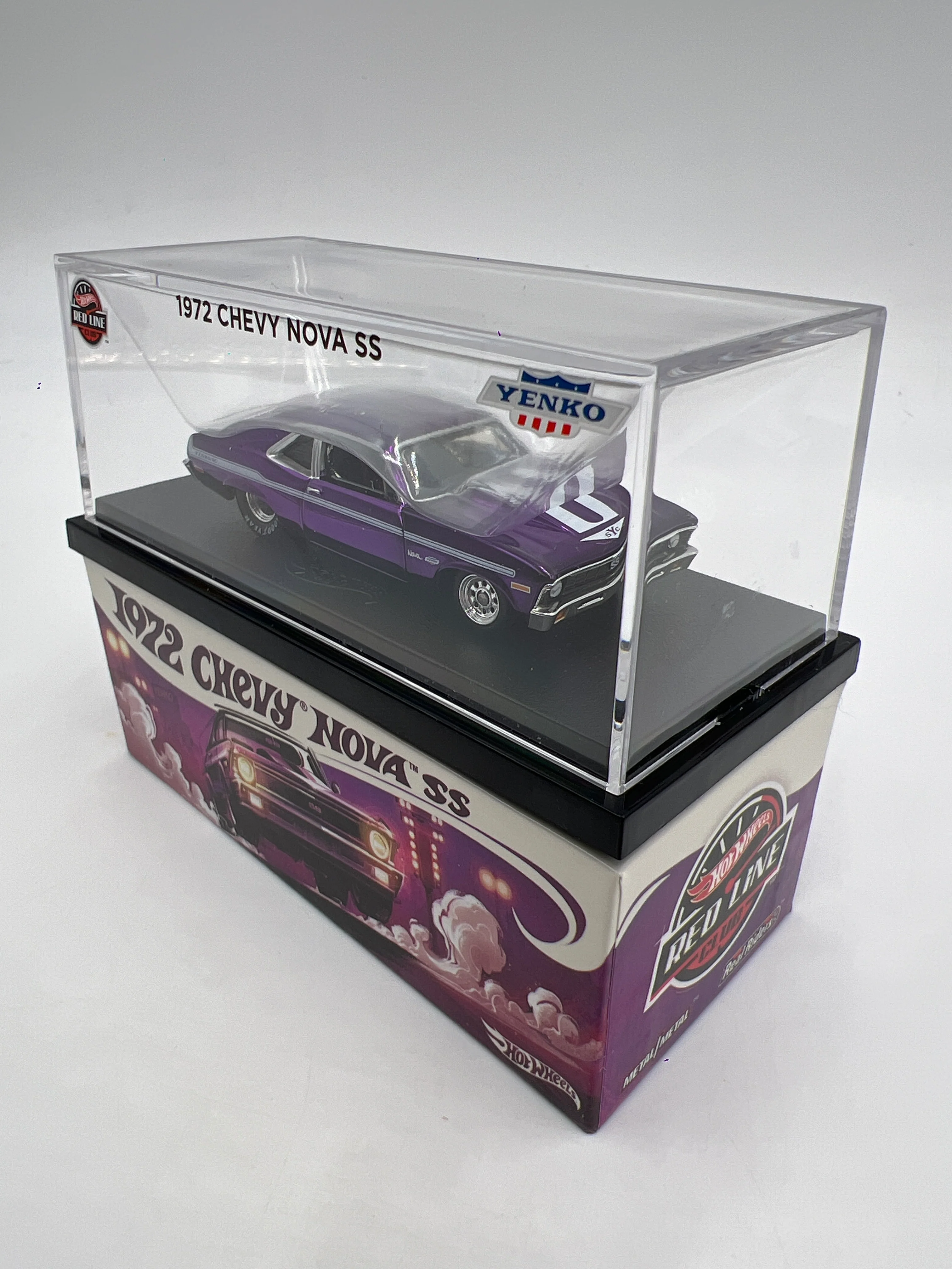 2025 Hot Wheels RLC 1972 Chevy Nova SS Purple - Image 4