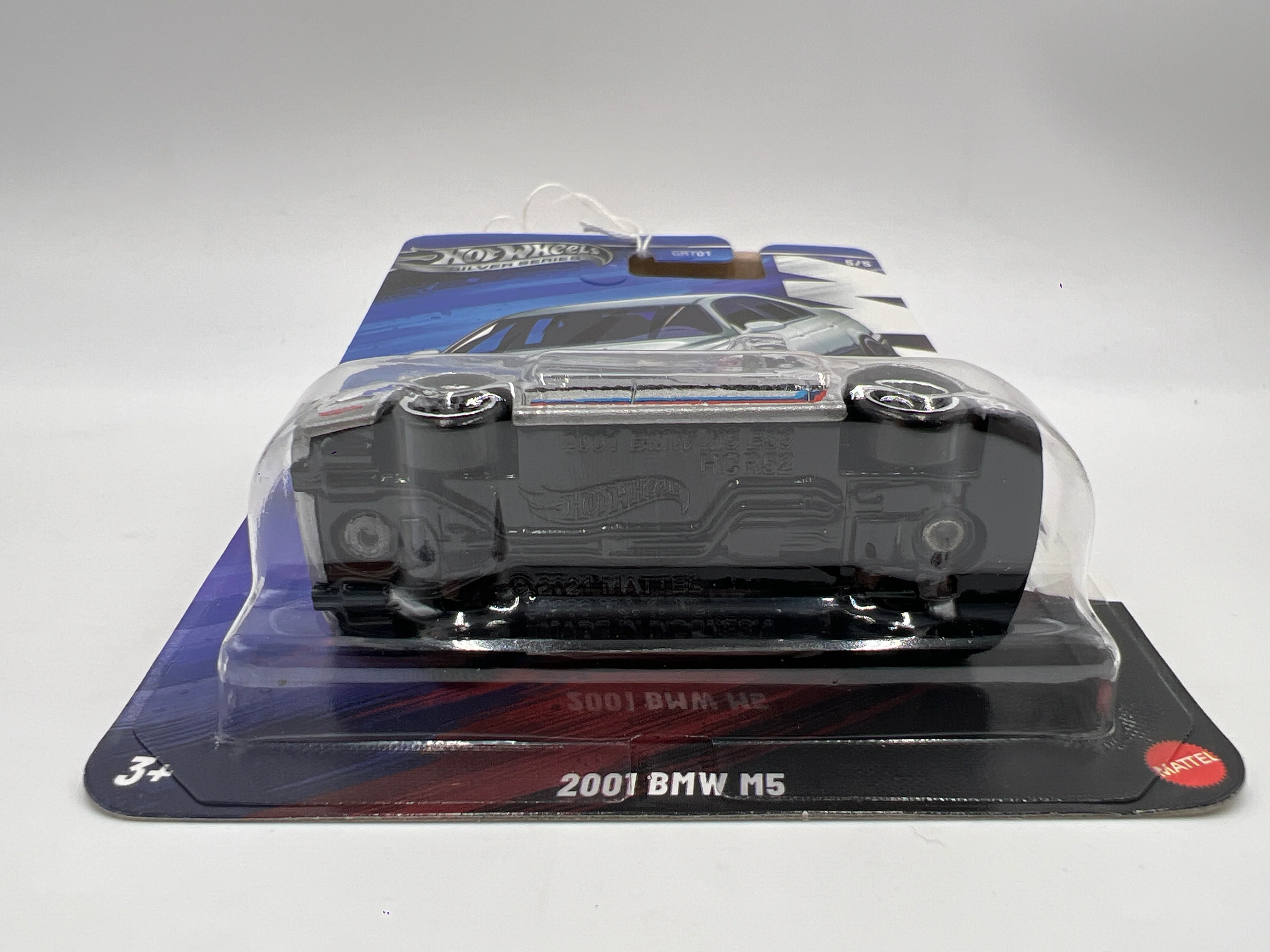 2025 Hot Wheels Silver Series BMW Set #5 2001 BMW M5 Silver 156D - Image 5