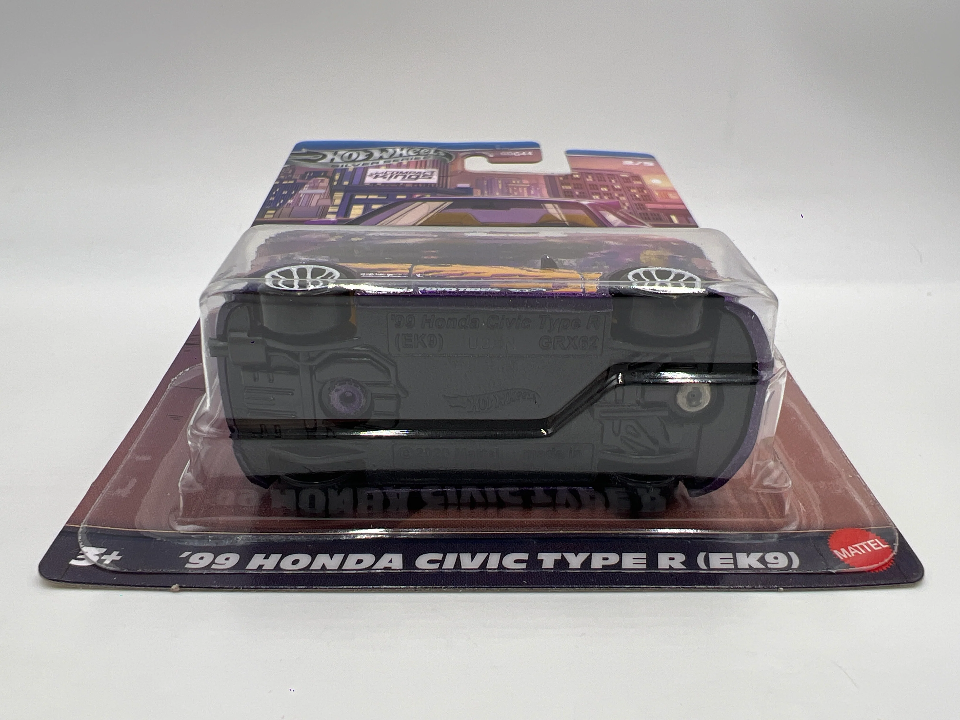 2025 Hot Wheels Silver Series Compact Kings #2 99 Honda Civic Type R EK9 Purple 161C - Image 5