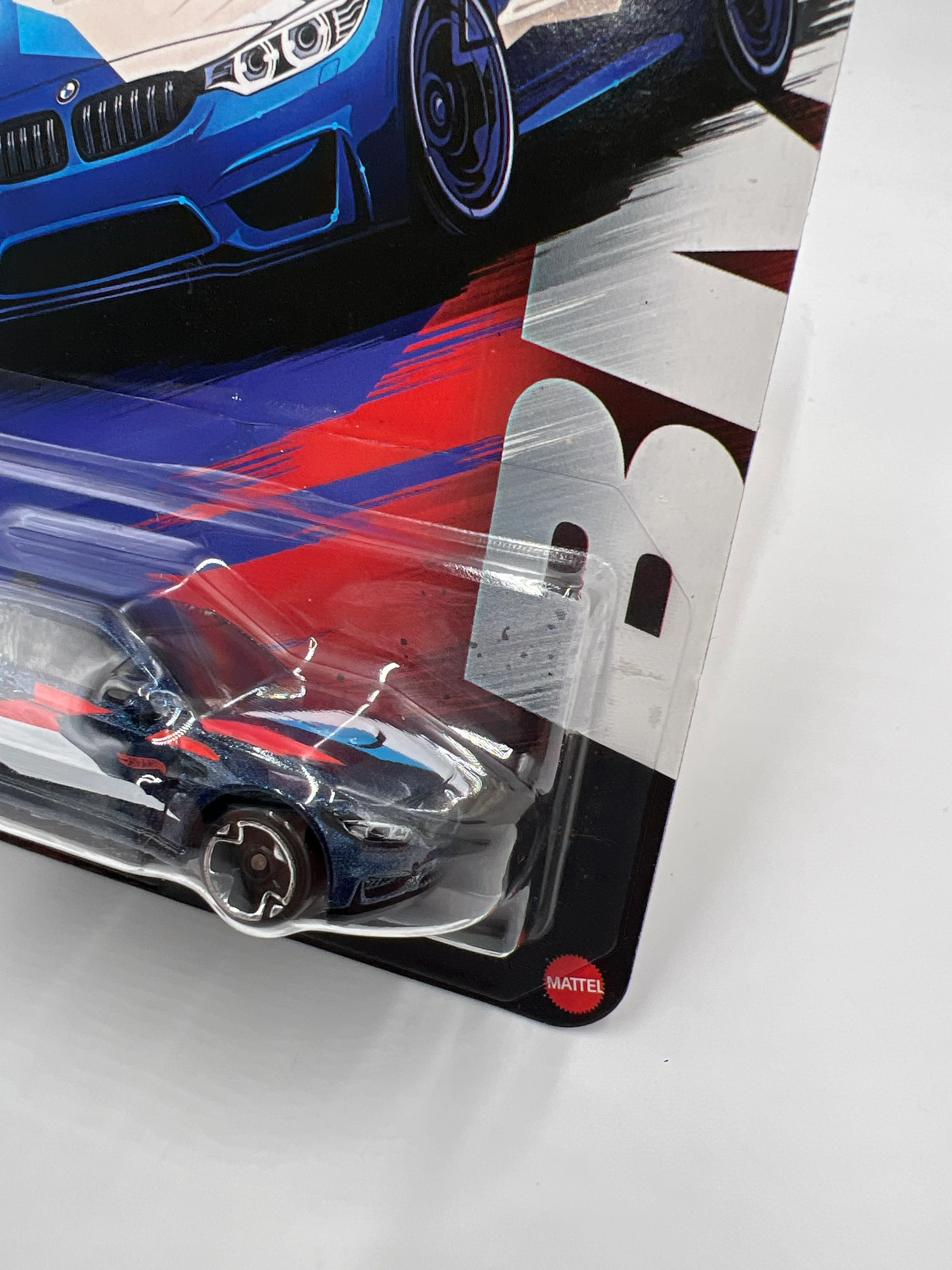 2025 Hot Wheels Silver Series BMW Set #4 BMW M4 Dark Blue 154D - Image 3