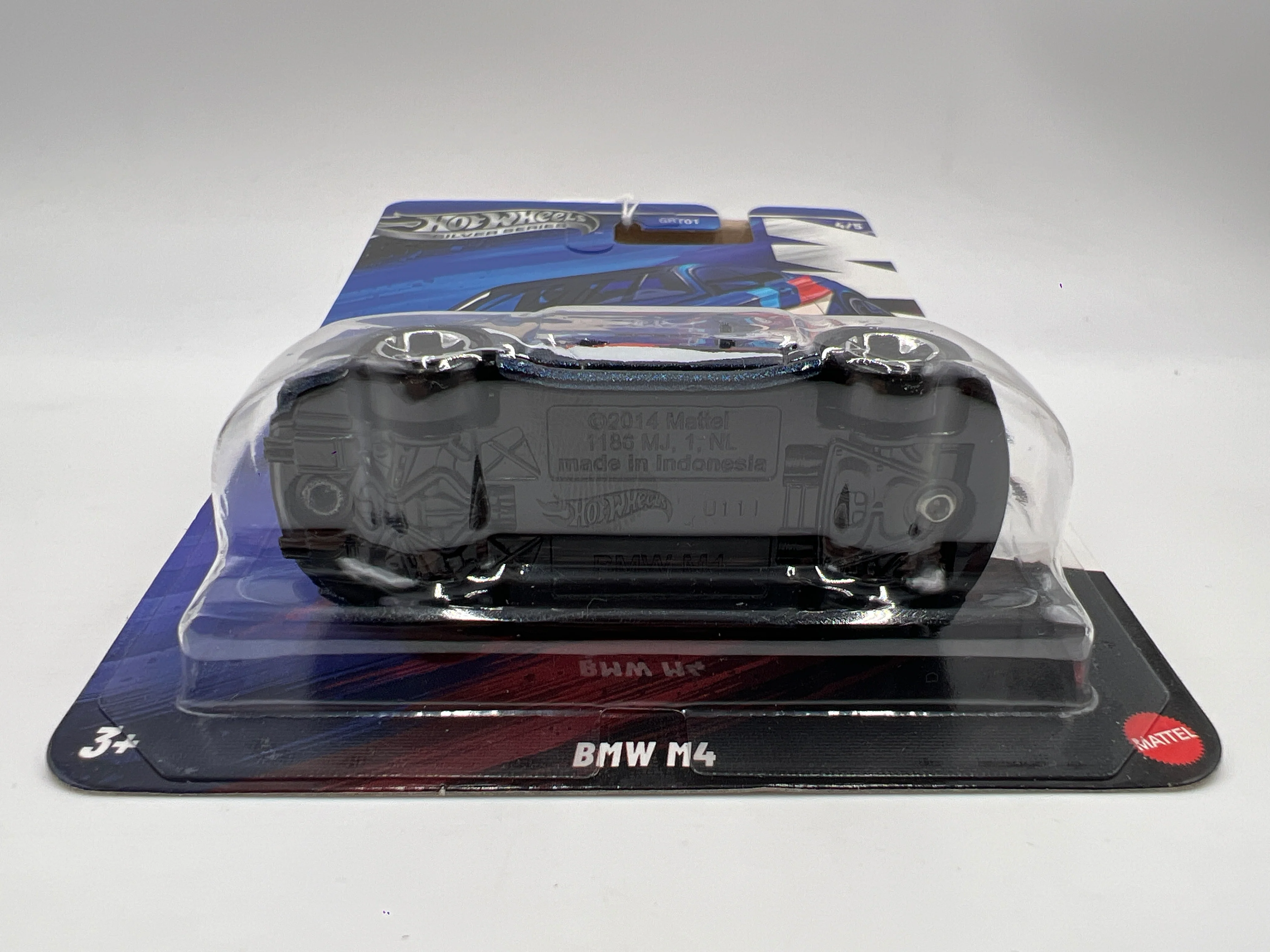 2025 Hot Wheels Silver Series BMW Set #4 BMW M4 Dark Blue 154D - Image 5