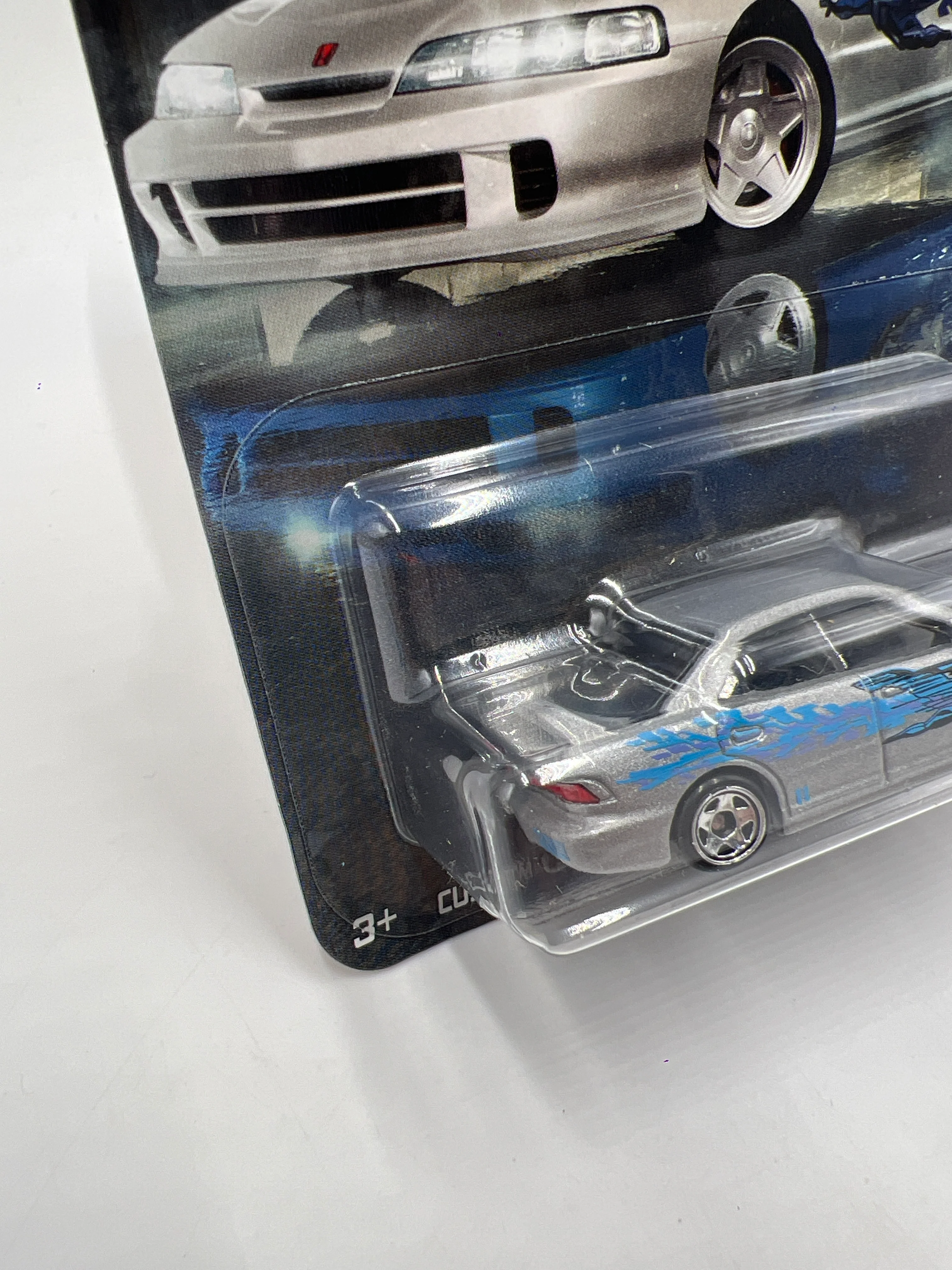 Hot Wheels Silver Series Fast & Furious Graphic Remix #5 Custom Acura Integra Sedan GSR Silver 71B - Image 4
