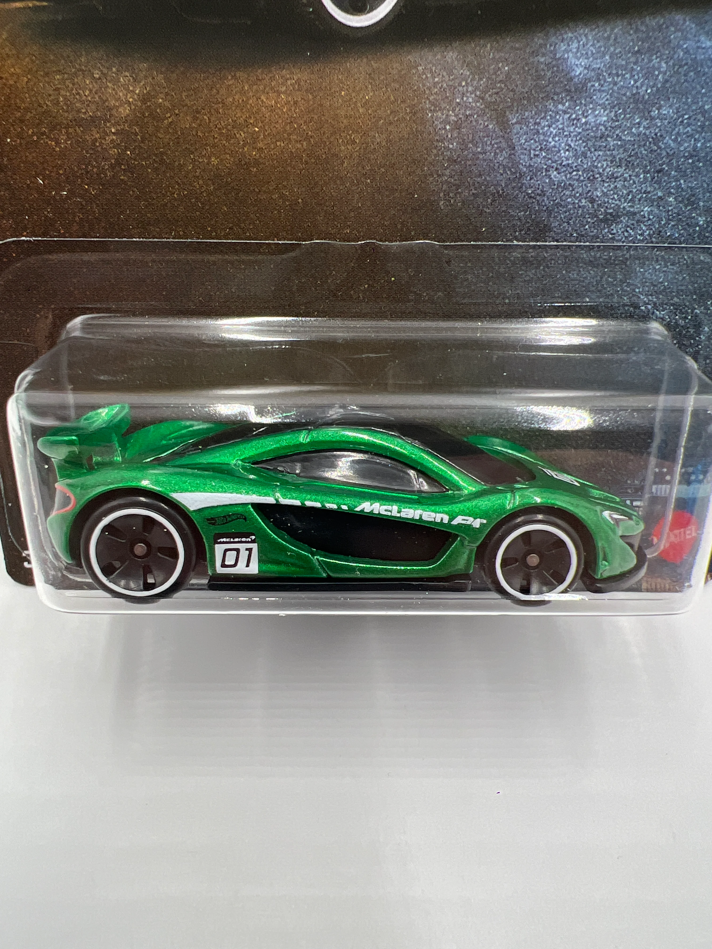 2025 Hot Wheels Silver Series Hybrid Speed #3 McLaren P1 Green 153A - Image 2