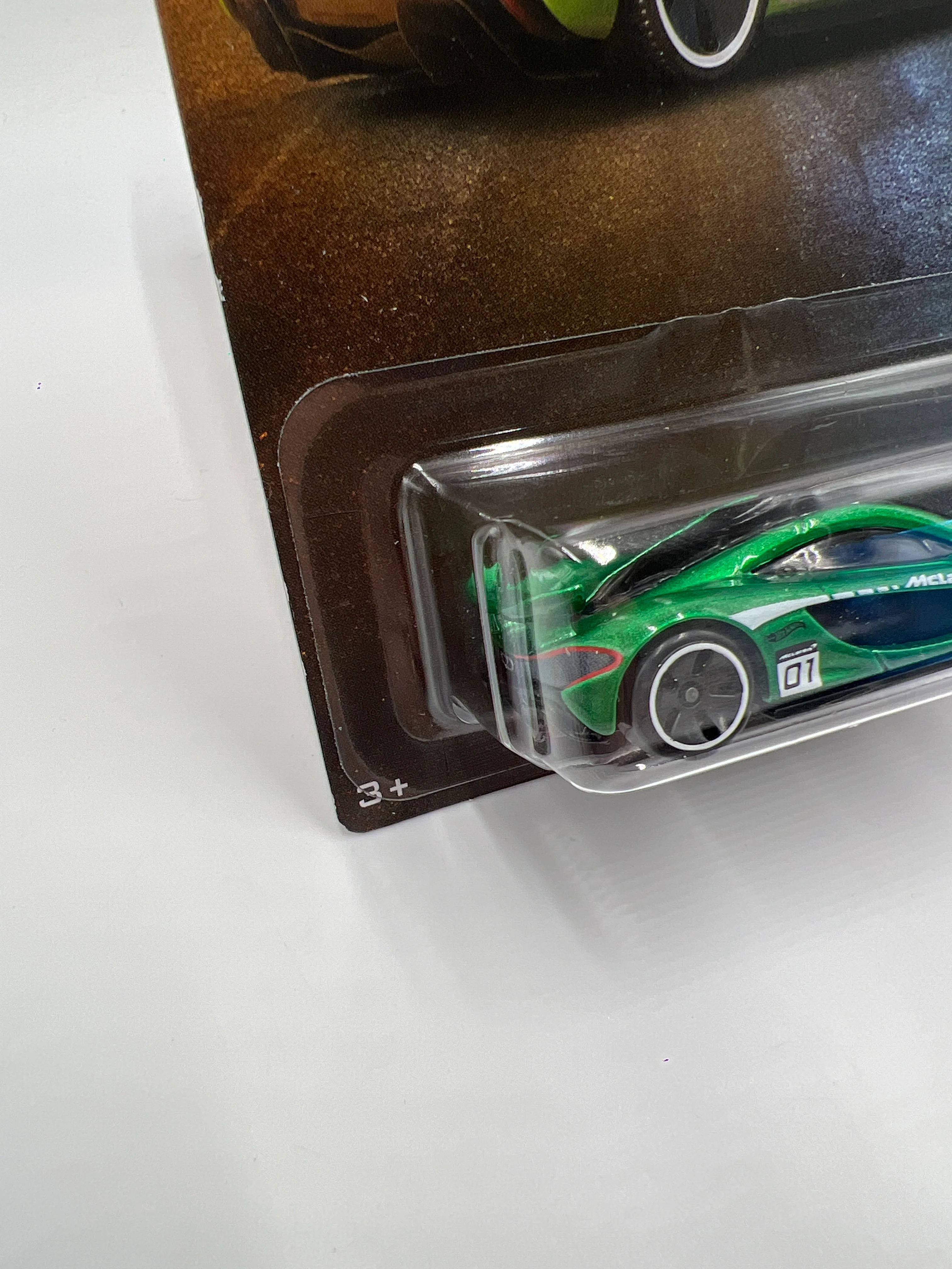 2025 Hot Wheels Silver Series Hybrid Speed #3 McLaren P1 Green 153A - Image 4