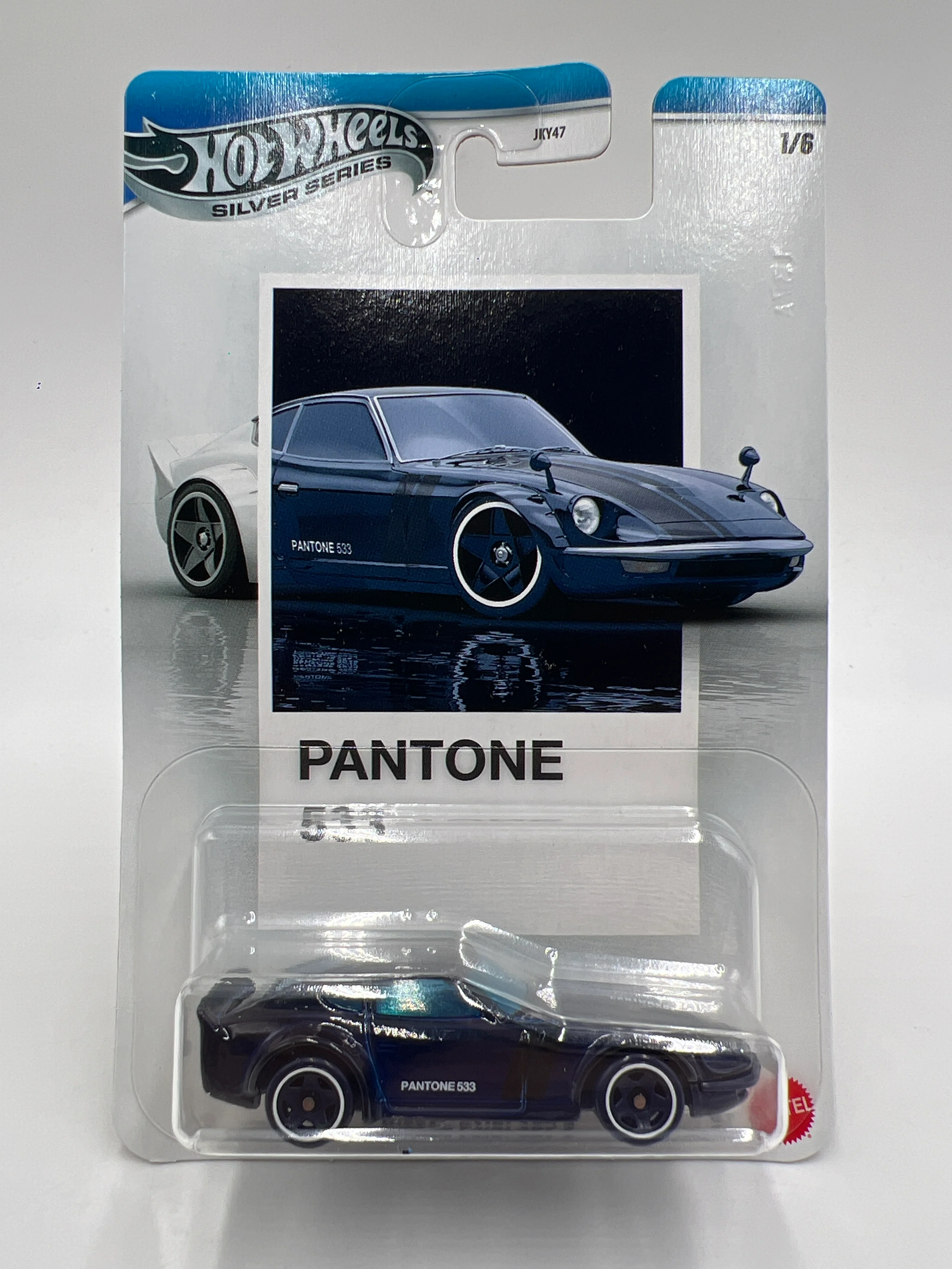 Hot Wheels Silver Series Pantone 533 #1 Nissan Fairlady Z Dark Blue 150E