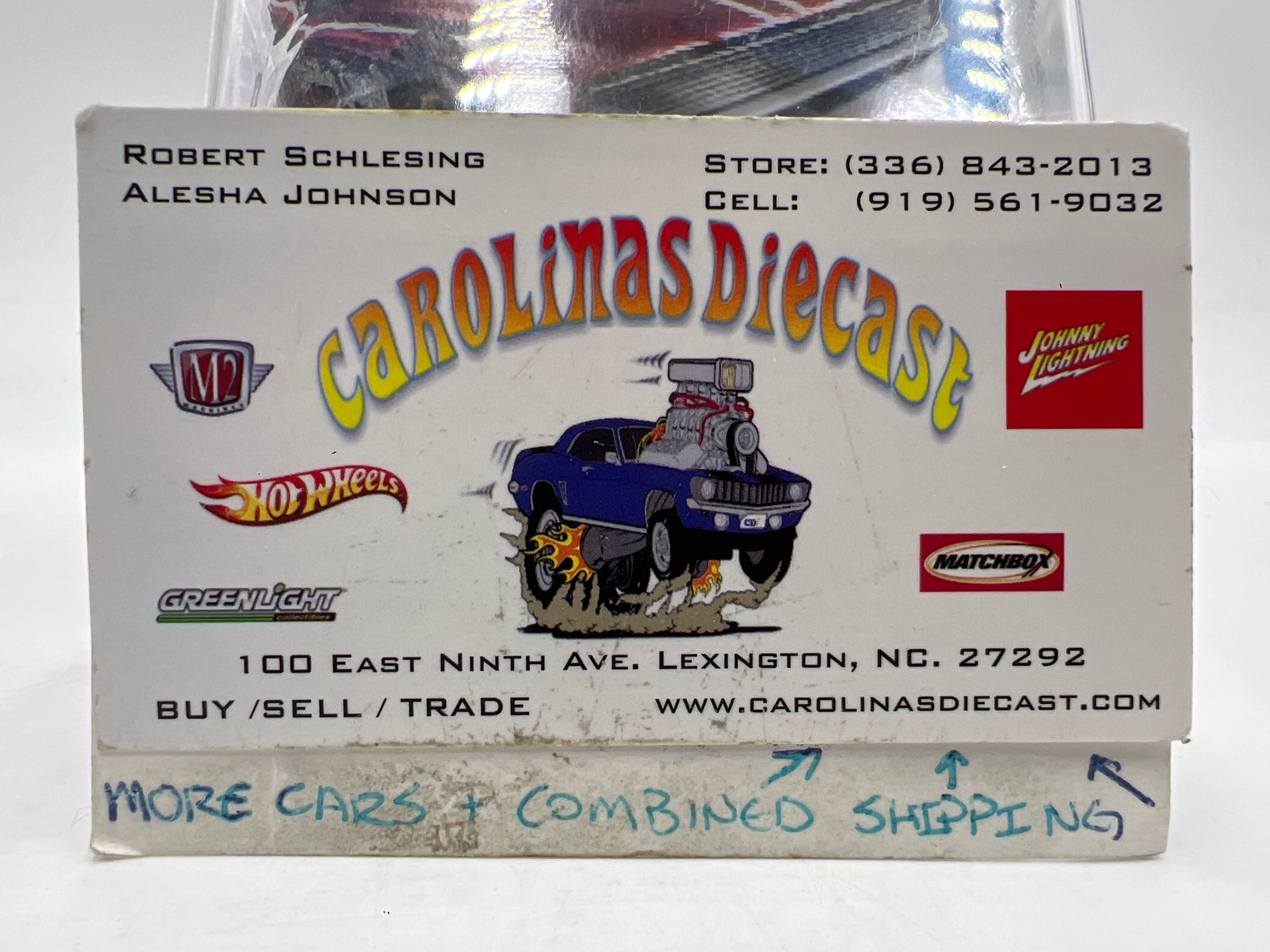 2025 Hot Wheels Super Treasure Hunt #175 71 Mustang Funny Car Red W/Protector Intl Card See Desc - Image 9