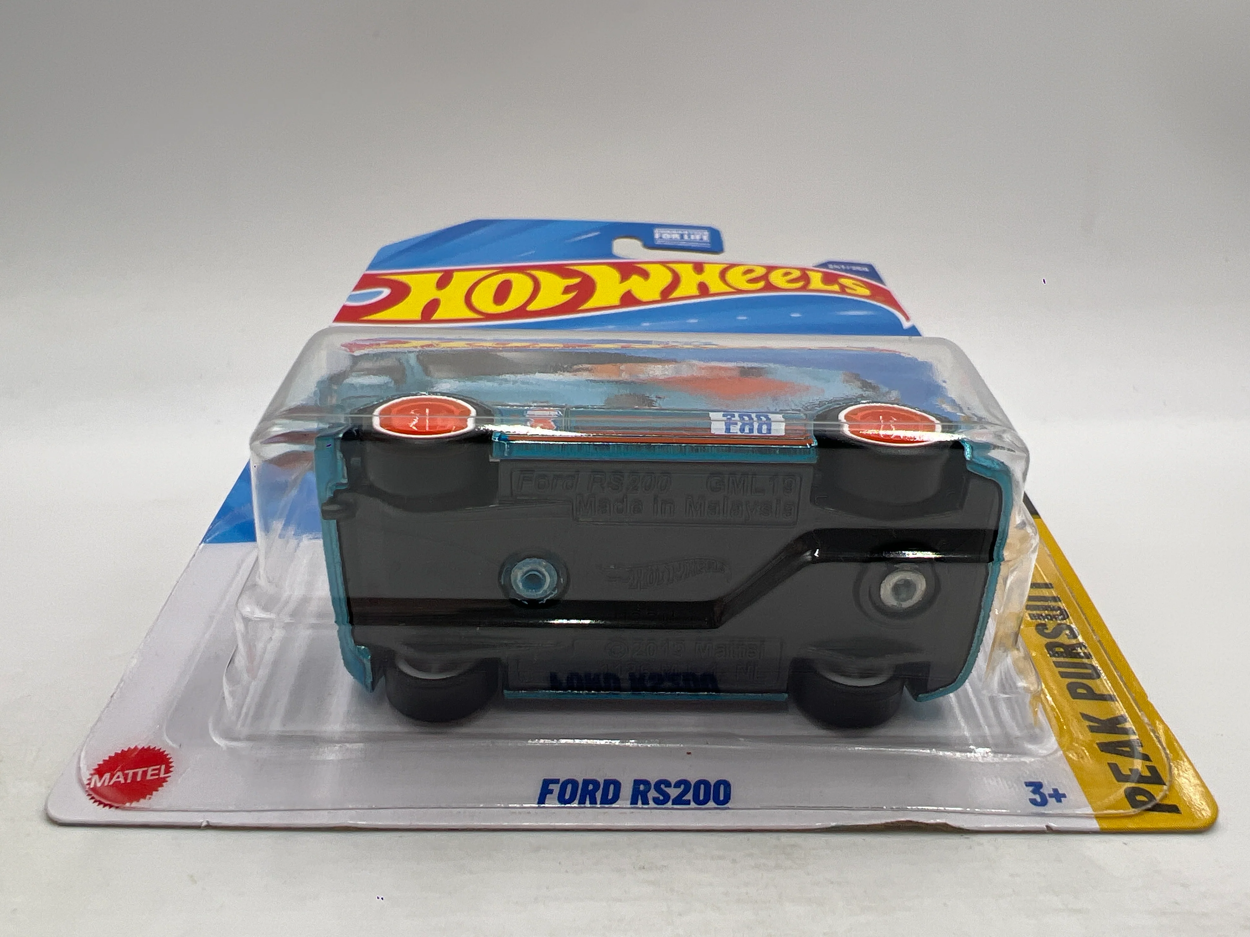 2025 Hot Wheels Super Treasure Hunt #247 Ford RS200 Gulf Blue W/Protector - Image 5