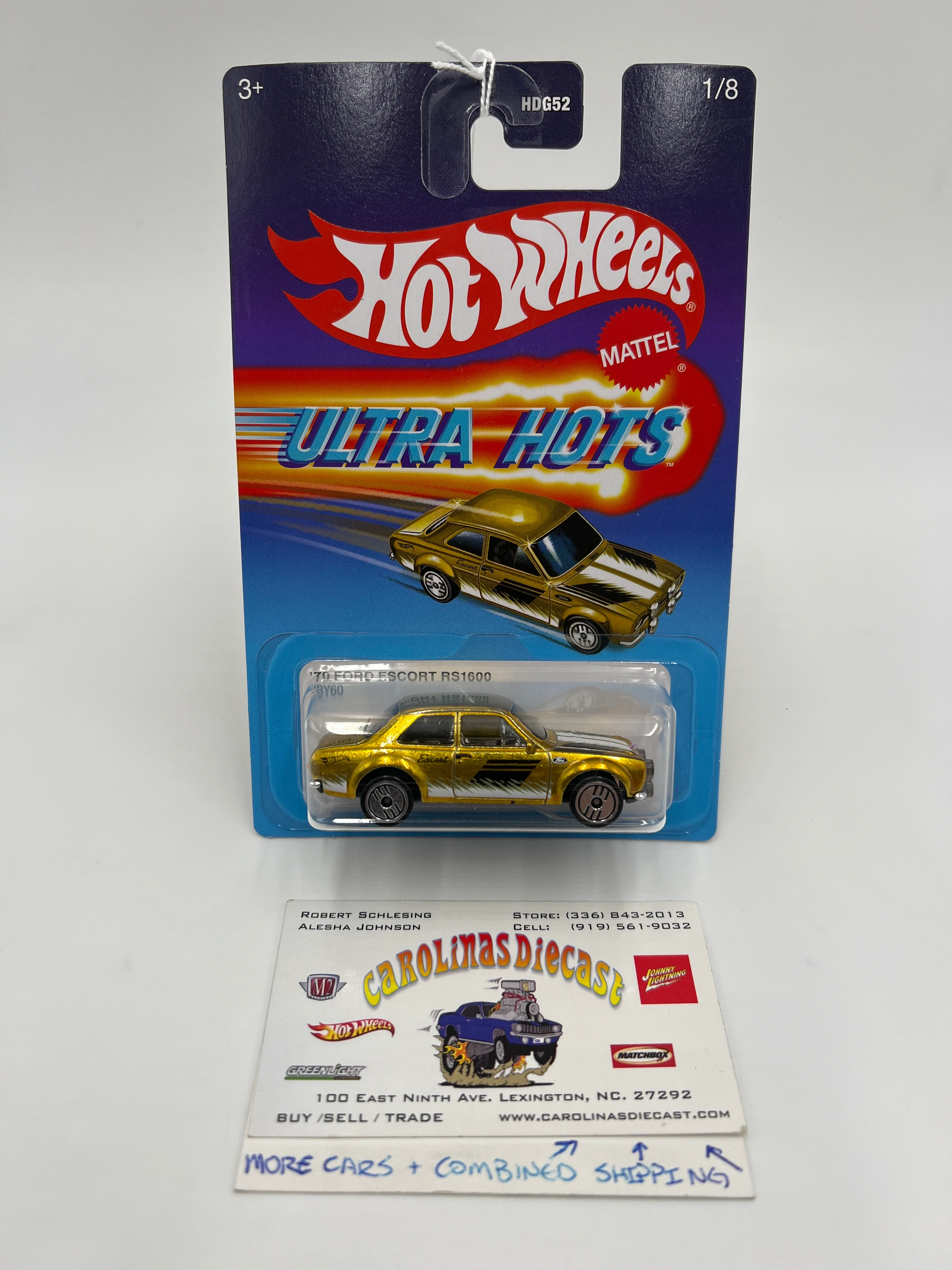 2025 Hot Wheels Target Ultra Hots #1 70 Ford Escort RS1600 Gold 154D