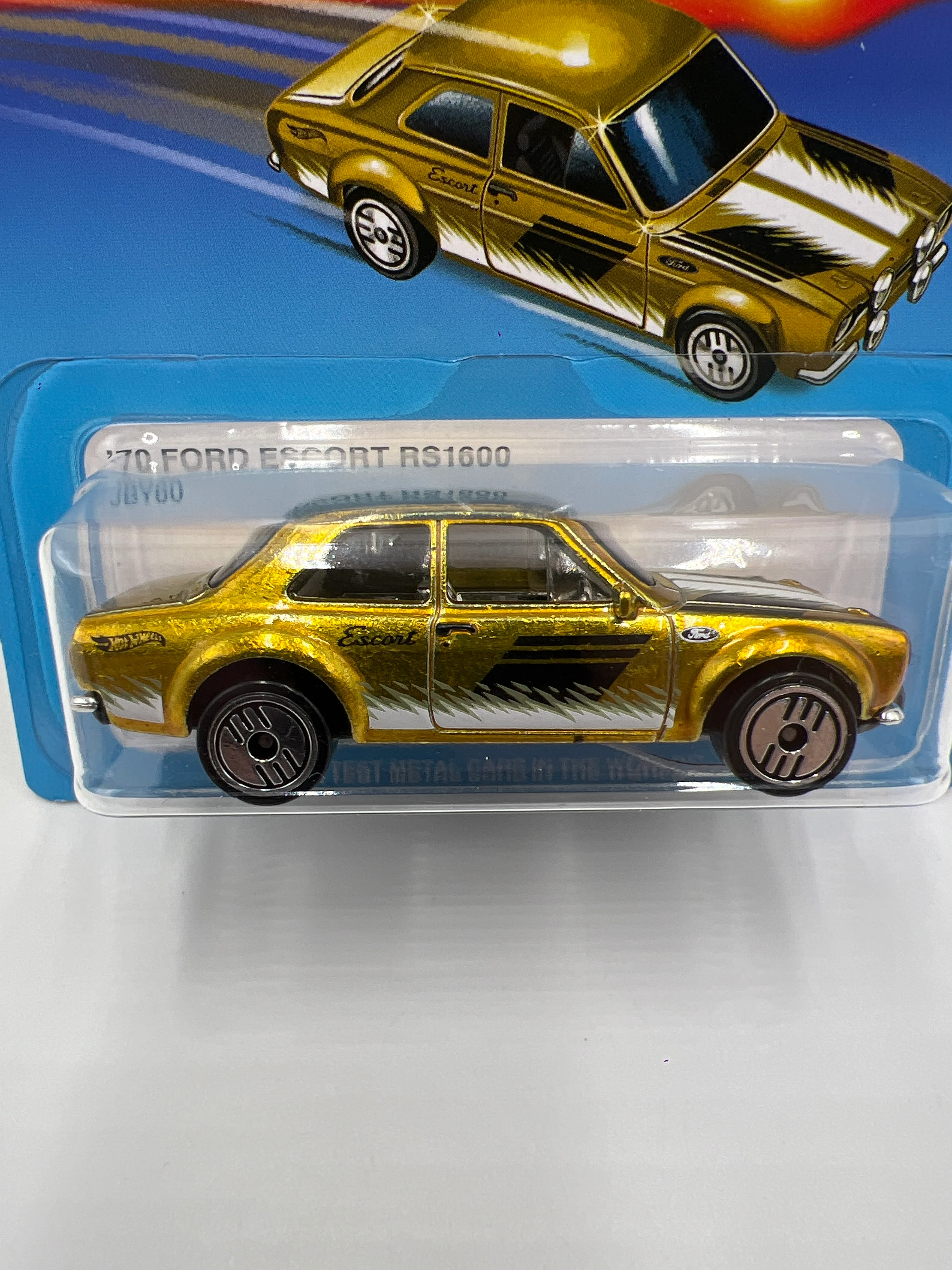 2025 Hot Wheels Target Ultra Hots #1 70 Ford Escort RS1600 Gold 154D - Image 3