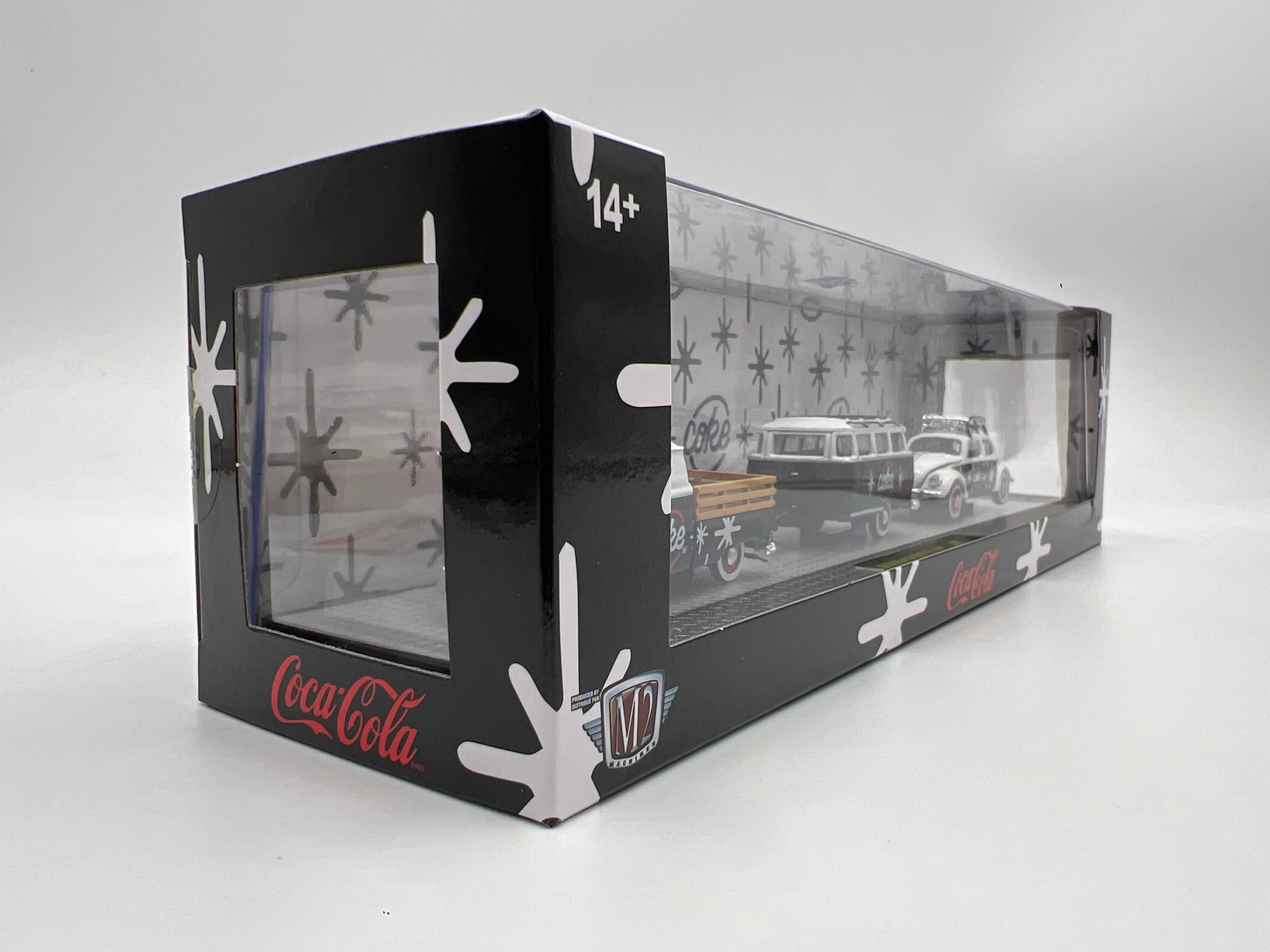 2025 M2 Machines Auto Haulers Coca Cola 1960 VW Double Cab Truck & 1953 VW Beetle Deluxe U.S.A. Model TW36 - Image 6
