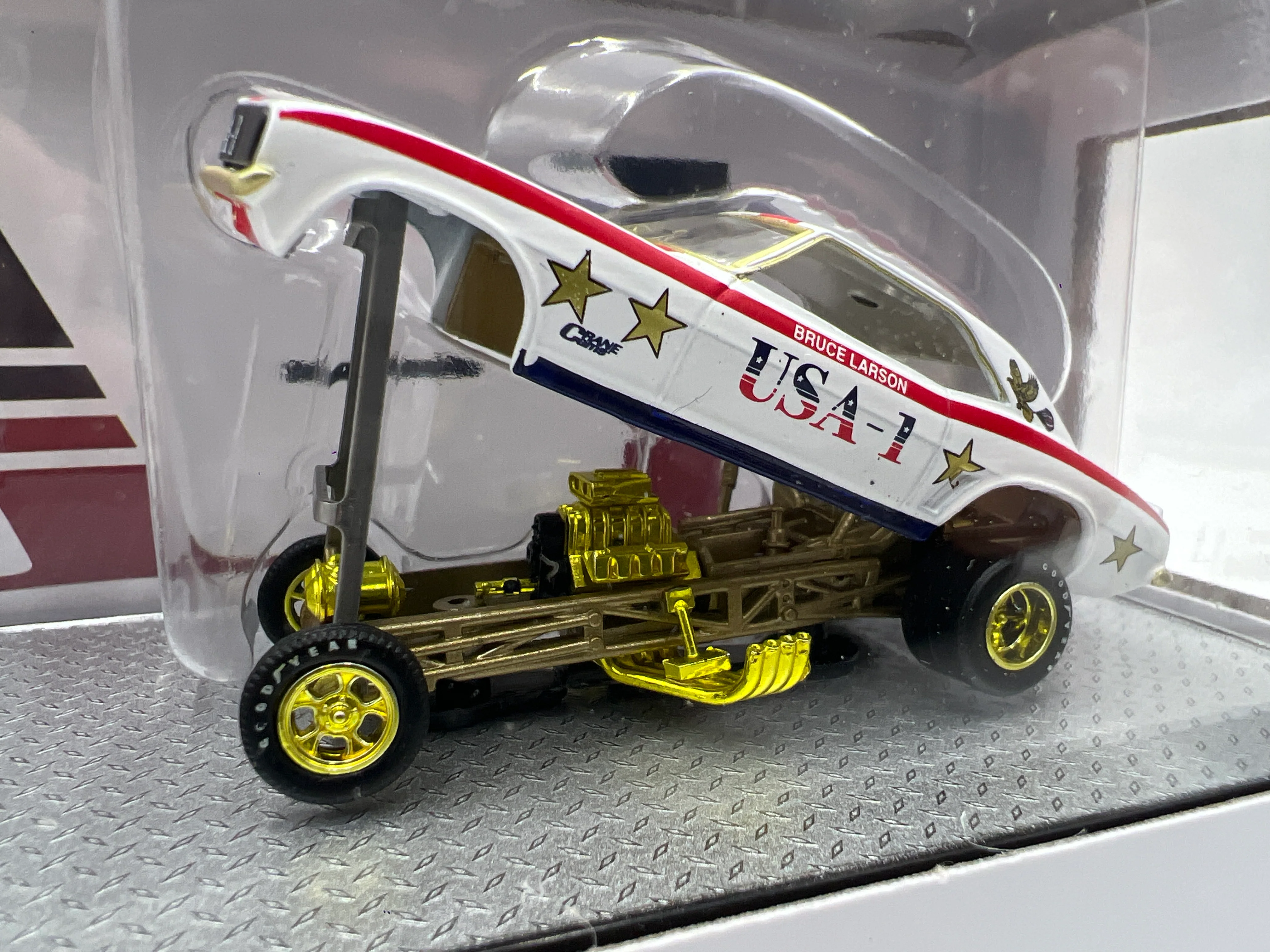 2025 M2 Machines Auto Haulers CHASE 1973 Chevrolet C30 Truck & 1969 Chevrolet Camaro Funny Car USA-1 S44 - Image 3